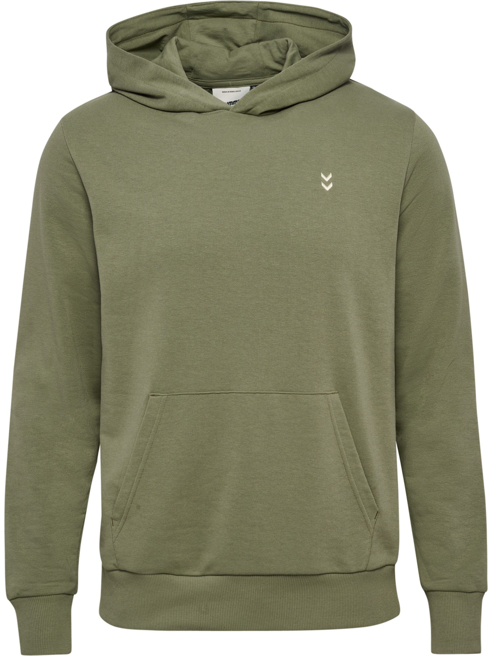 hummel Kapuzensweatshirt HMLPULSE SWEAT HOODIE normale Passform, mit Kapuze, mit angesetztem Bündchen