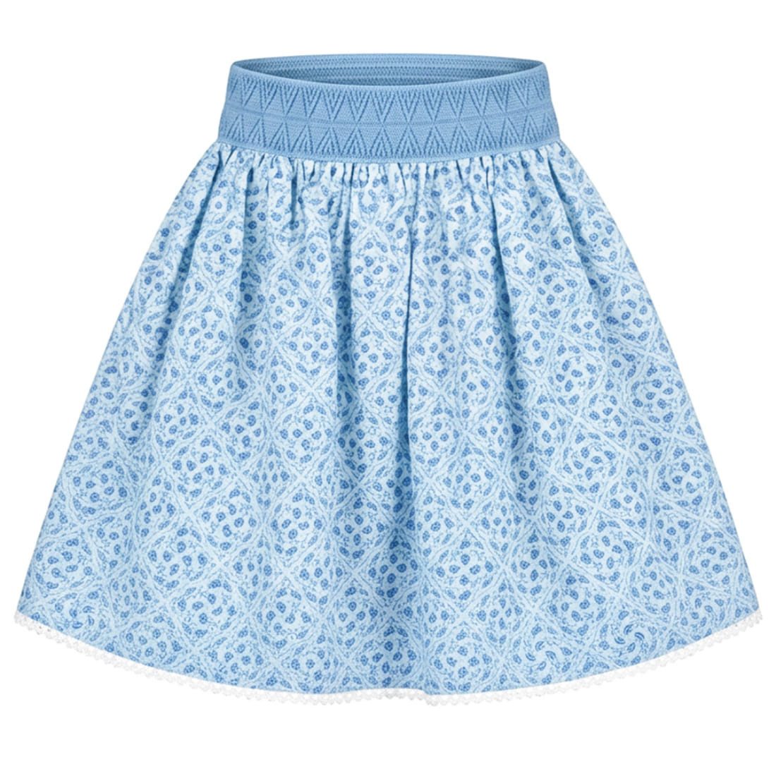 Isar-Trachten Trachtenrock Trachtenrock Kinder 60677 hellblau