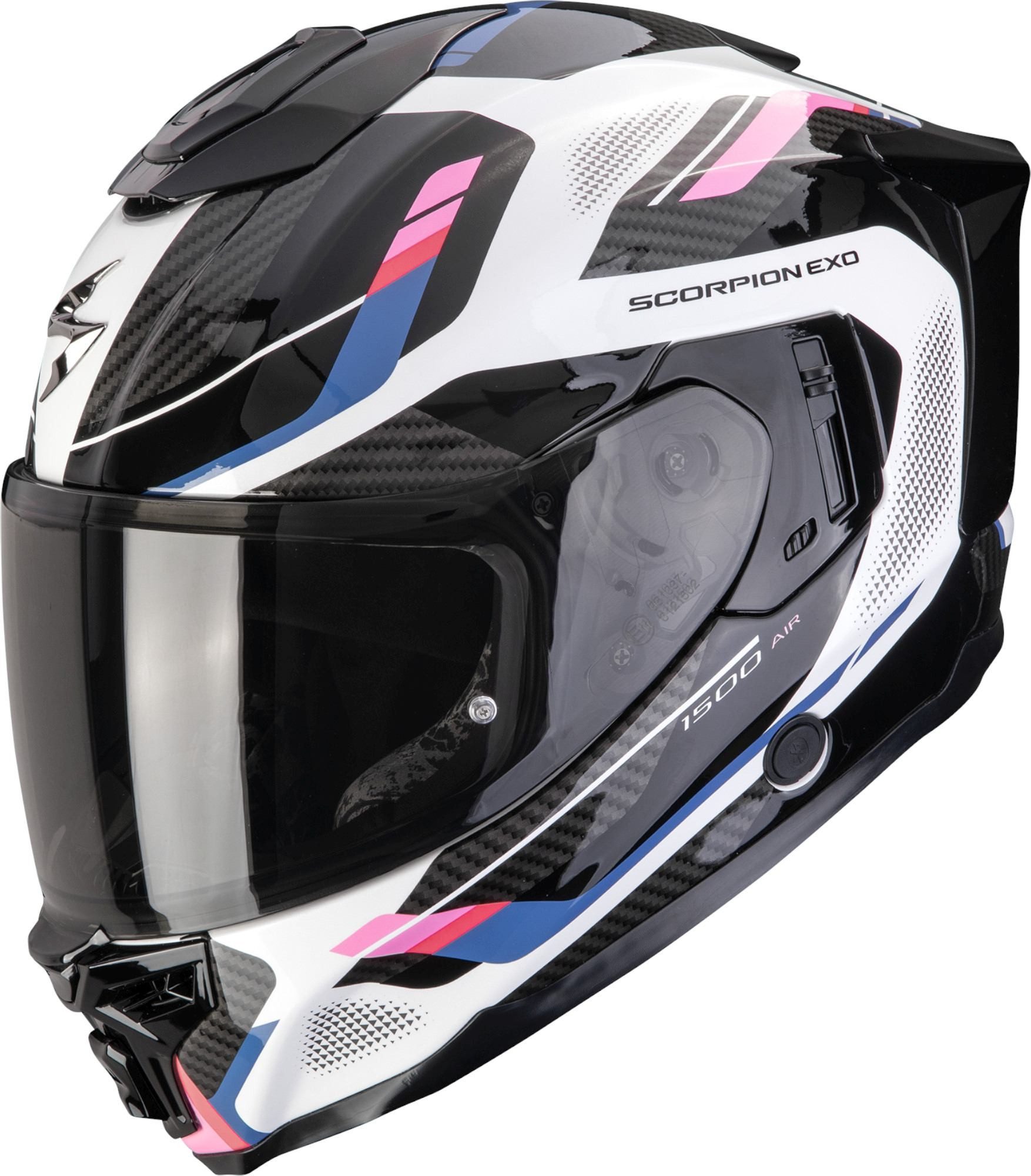 Scorpion Exo Motorradhelm Exo-1500 Air Sleek Helm, Notfallsystem-polsterung (eqrs),geeignet Für Brillenträger,pinloc
