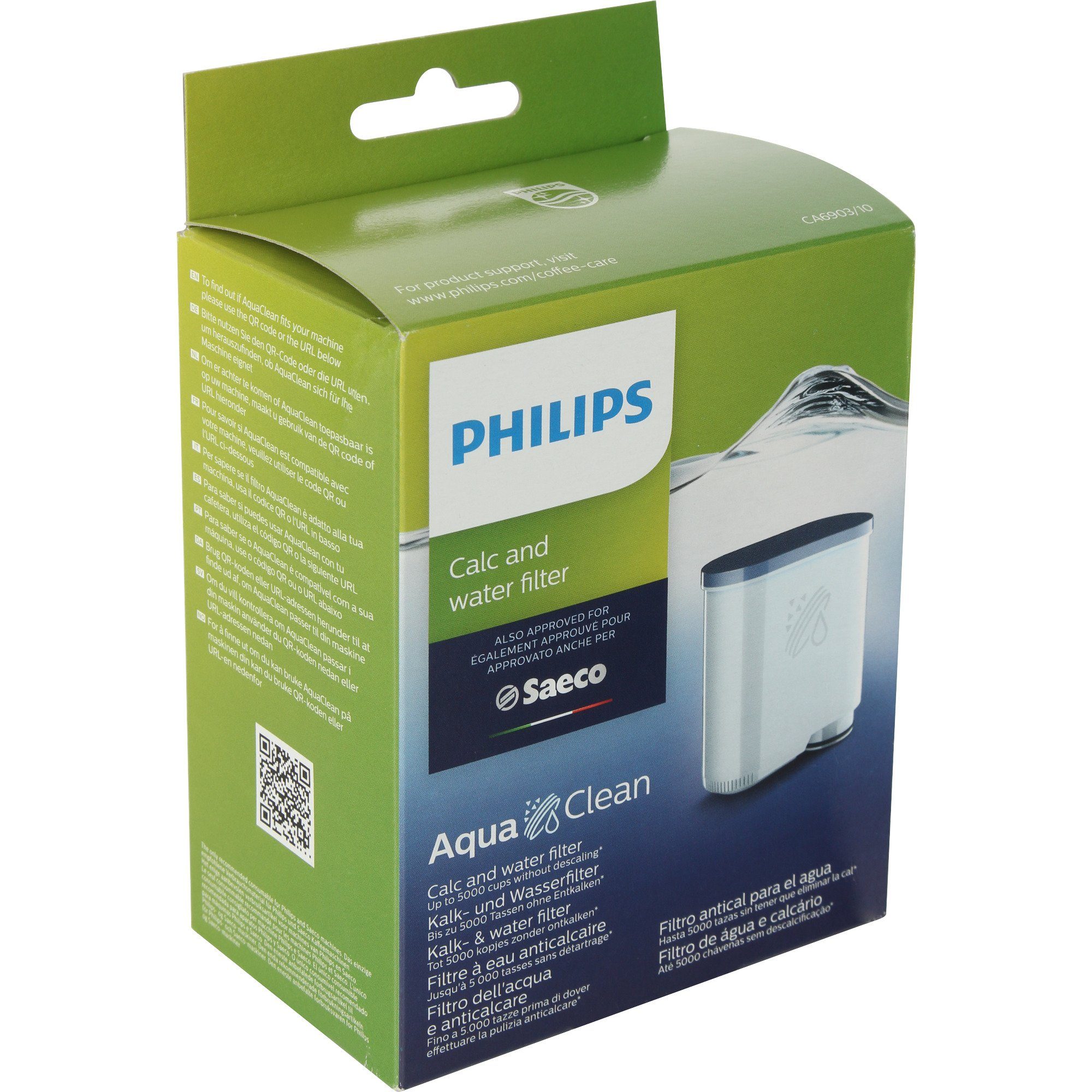 Saeco Kalk- und Wasserfilter Philips AquaClean CA6903/10, Filter