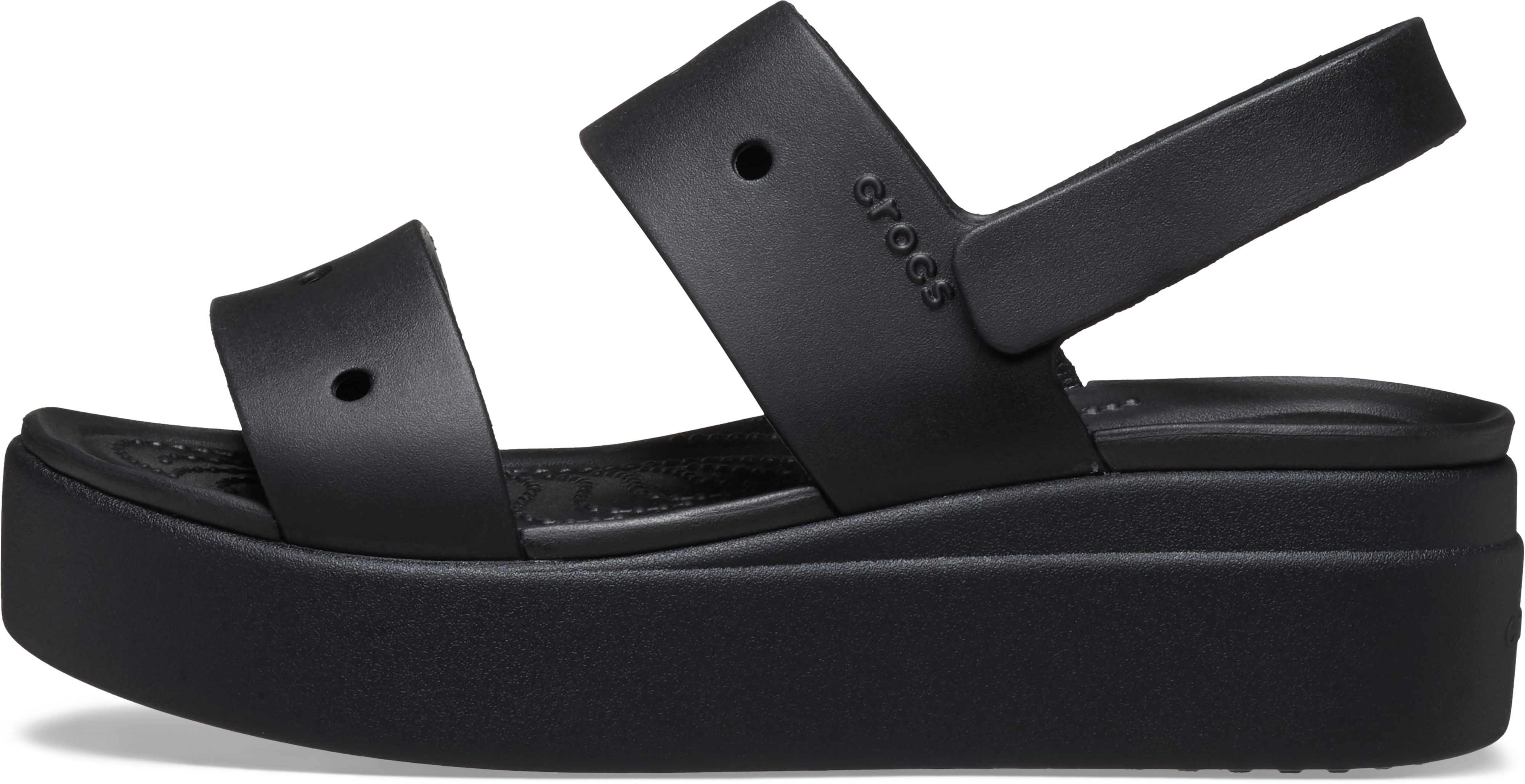 Crocs Brooklyn 4U Plateausandale Sommerschuh, Sandalette, Riemchensandale mit Klettverschluss