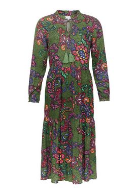 VICCI Germany Blusenkleid im Boho-Stil mit Blumendruck