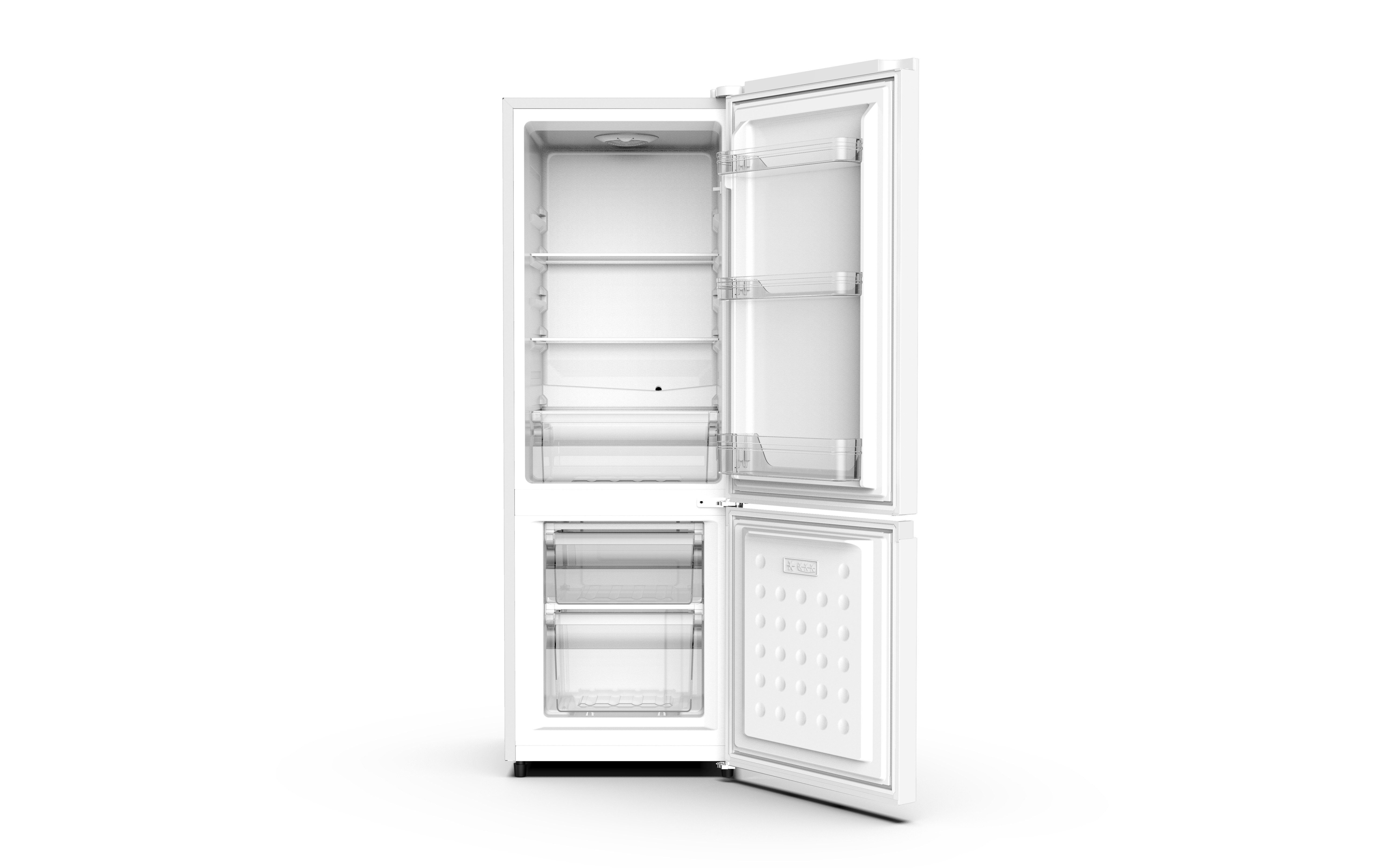 PKM Kühl-/Gefrierkombination KHKG173, 145 cm hoch, 50 cm breit, Moderner Kühlschrank mit 4 Sterne Gefrierfach, Modell WC