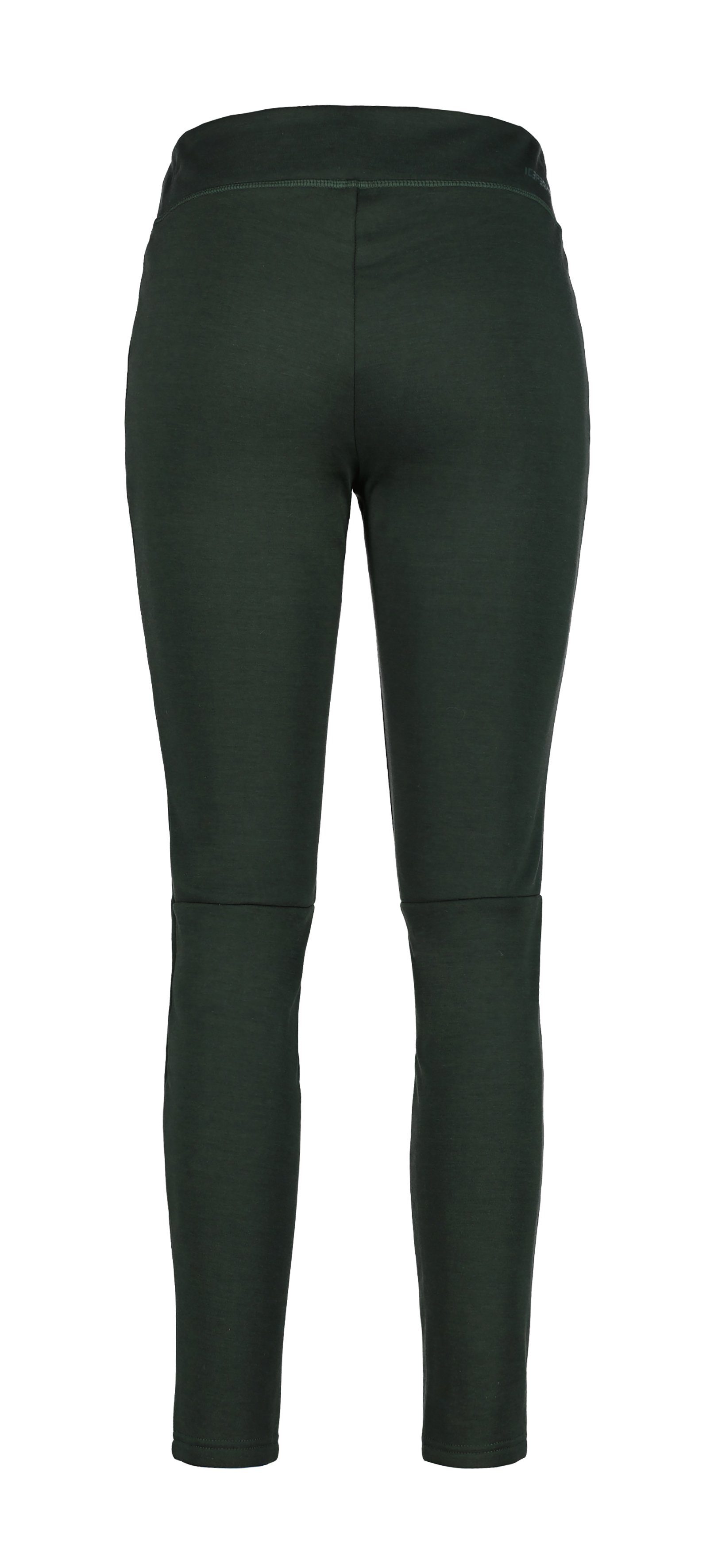 LEGGINGS GREEN Funktionsleggings DARK schmalem ADAIN D mit Icepeak Bein