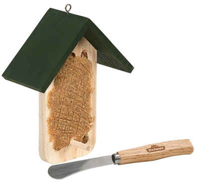 Dehner Futterhaus für Wildvogel-Erdnussaufstrich, inkl.Streichmesser