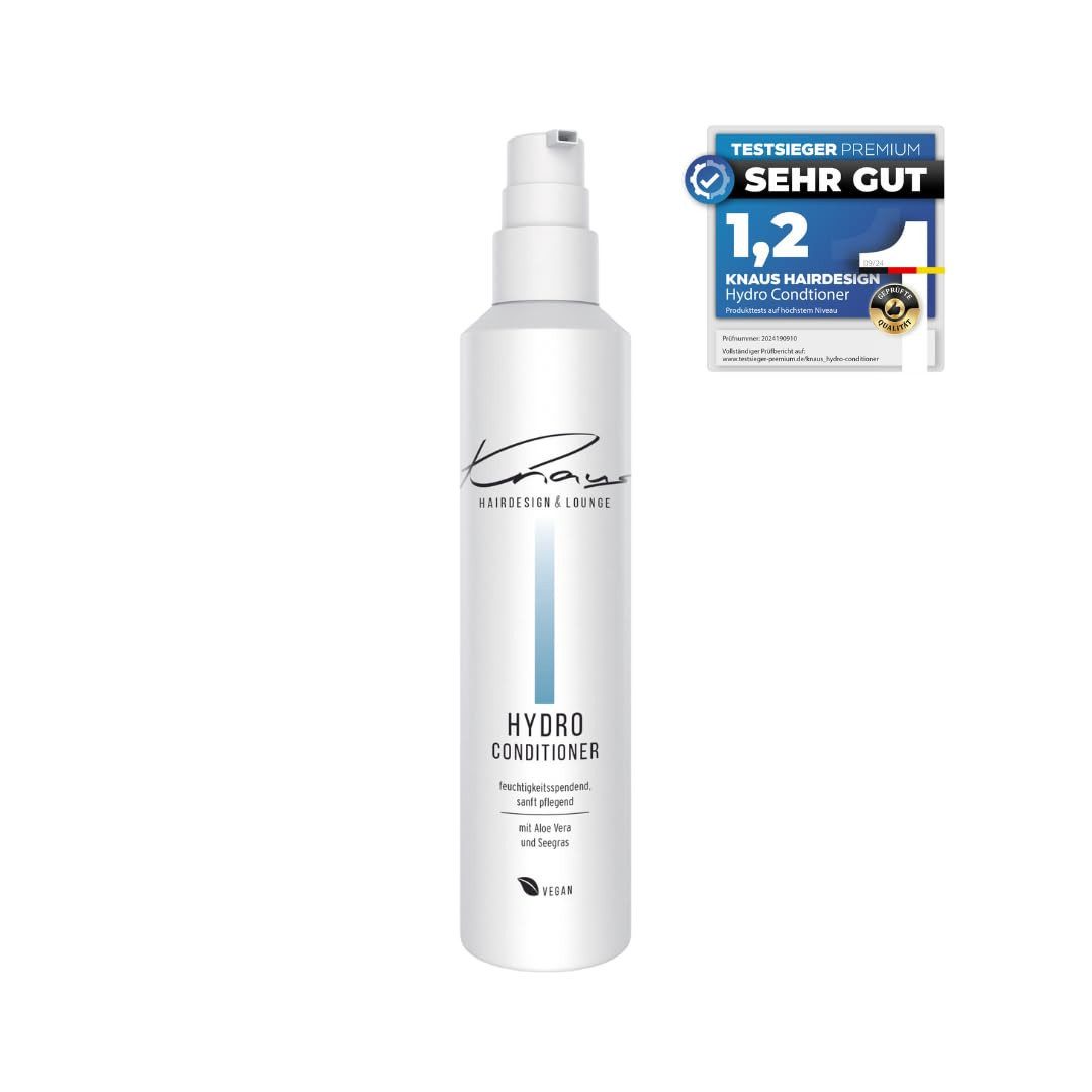 Knaus Hairdesign Haarspülung B3 HYDRO Conditioner Pflege für trockenes, strapaziertes Haar, Maximale Feuchtigkeit mit Aloe Vera & Seegras