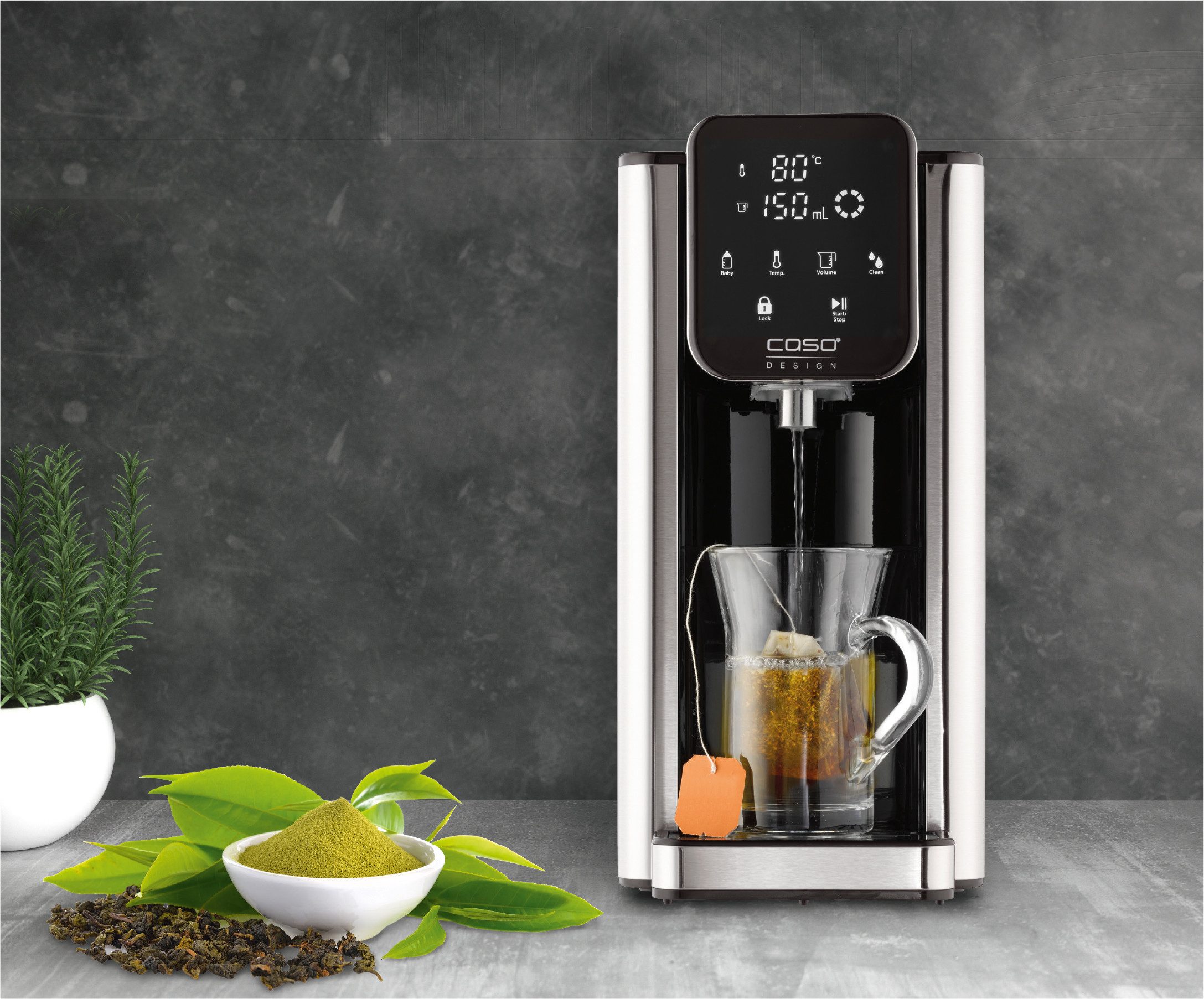 Caso Heißwasserspender HOT 7, 2600 W, Edelstahldesign