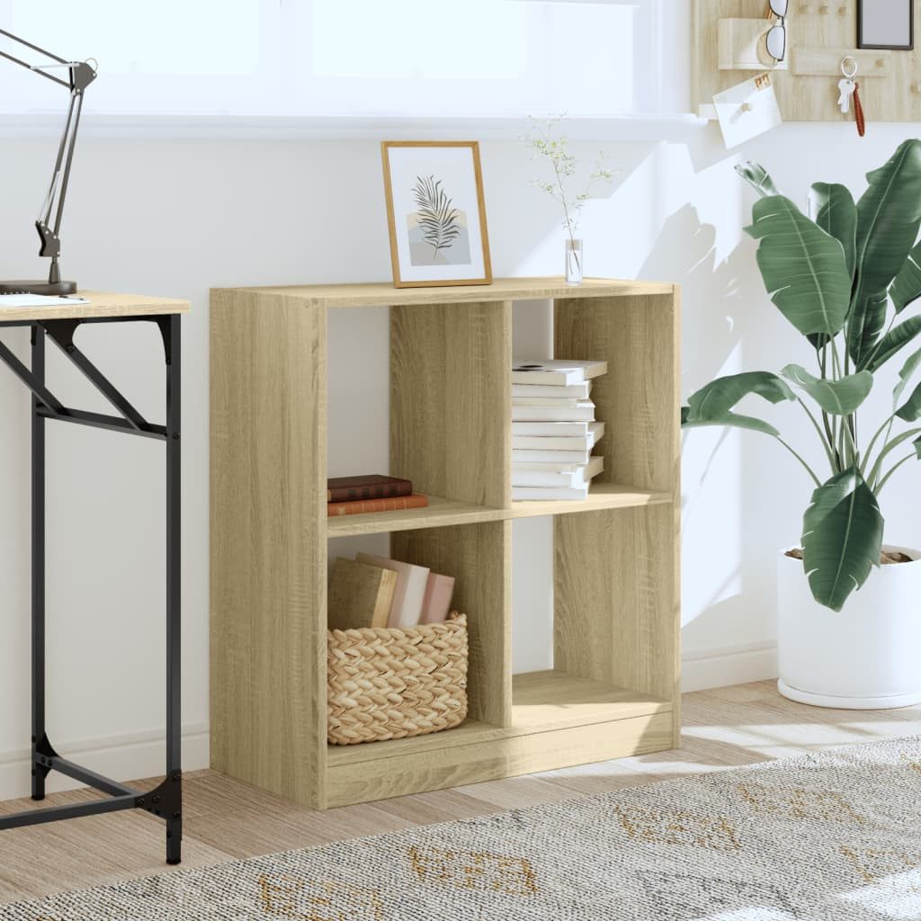 vidaXL Bücherregal Bücherregal Sonoma-Eiche 68,5x32x75 cm günstig online kaufen