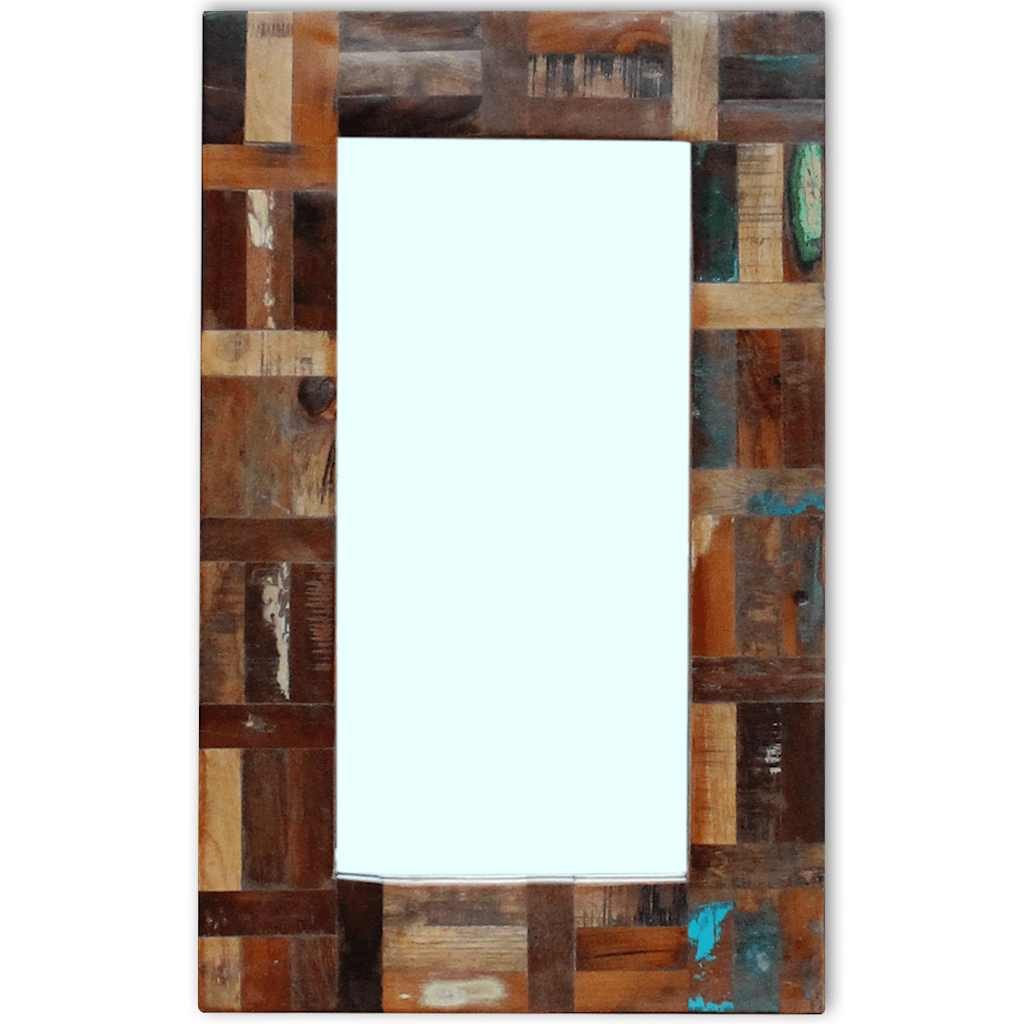 vidaXL Spiegel vidaXL Spiegel Altholz 80x50 cm