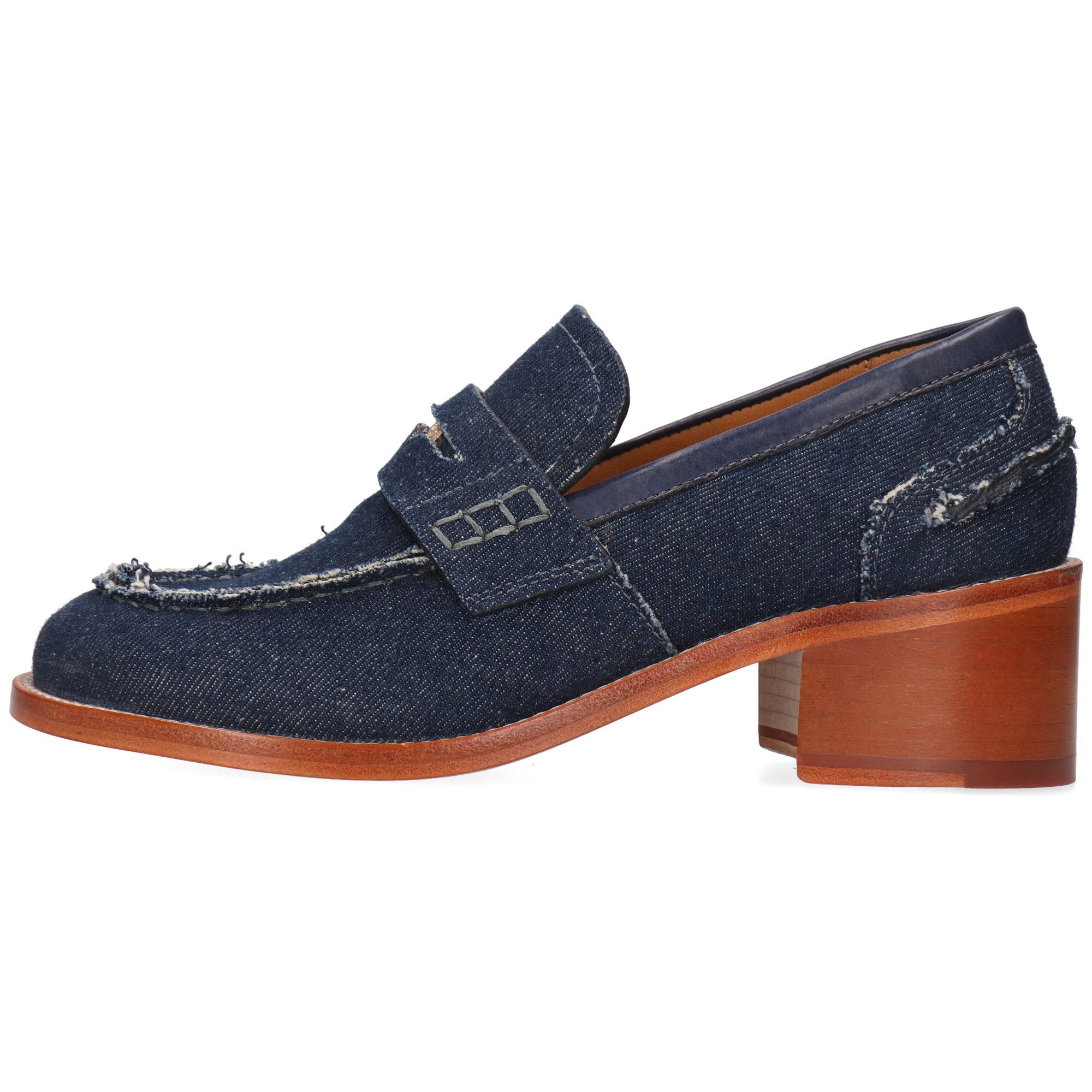 Melvin & Hamilton Imke 1 Textil-Loafers für Damen Loafer Block-Absatz