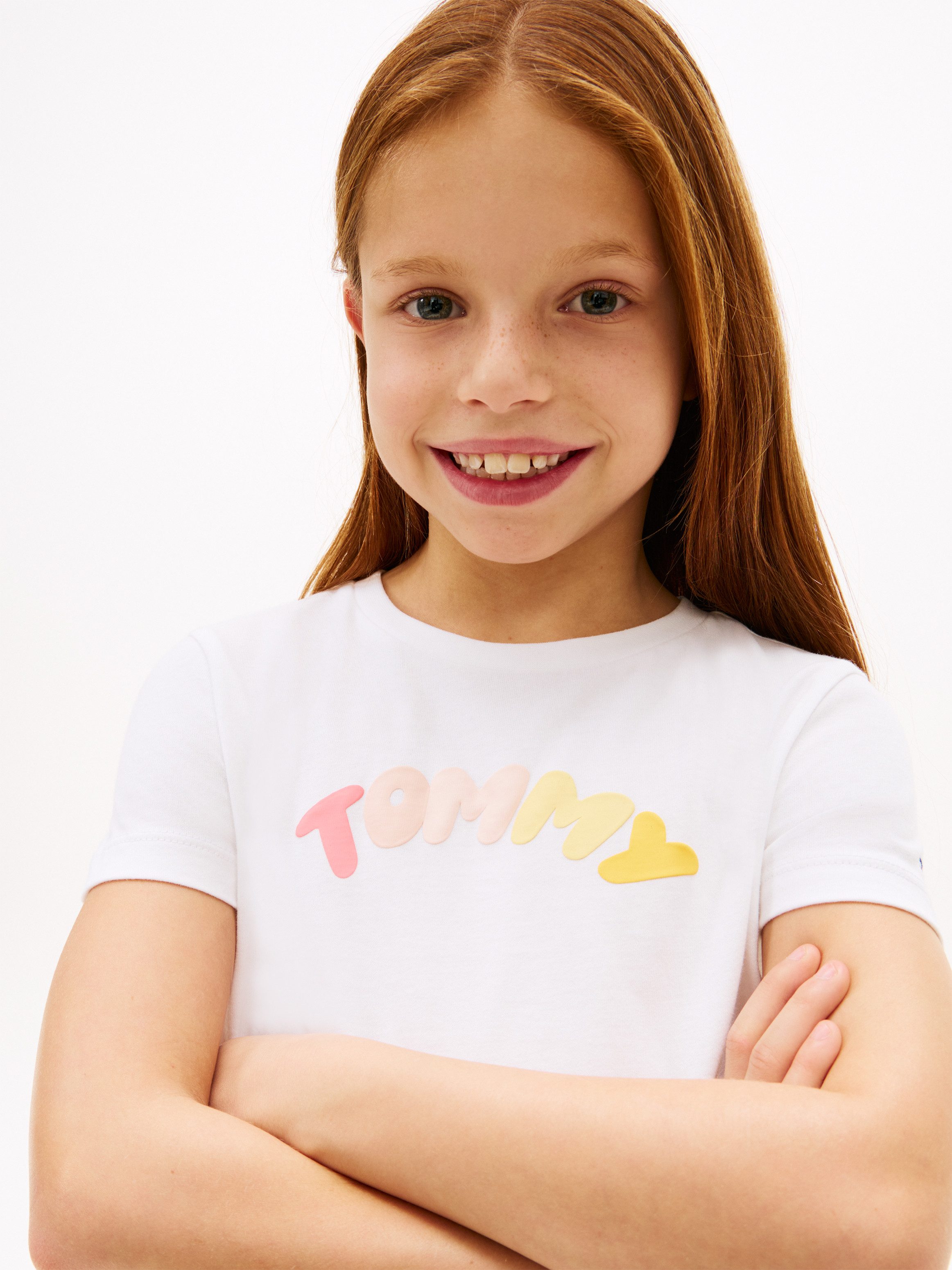 Tommy Hilfiger T-Shirt TOMMY PUFF PRINT TEE SS Kinder bis 16 Jahre, regular fit – Bild 2 von 5