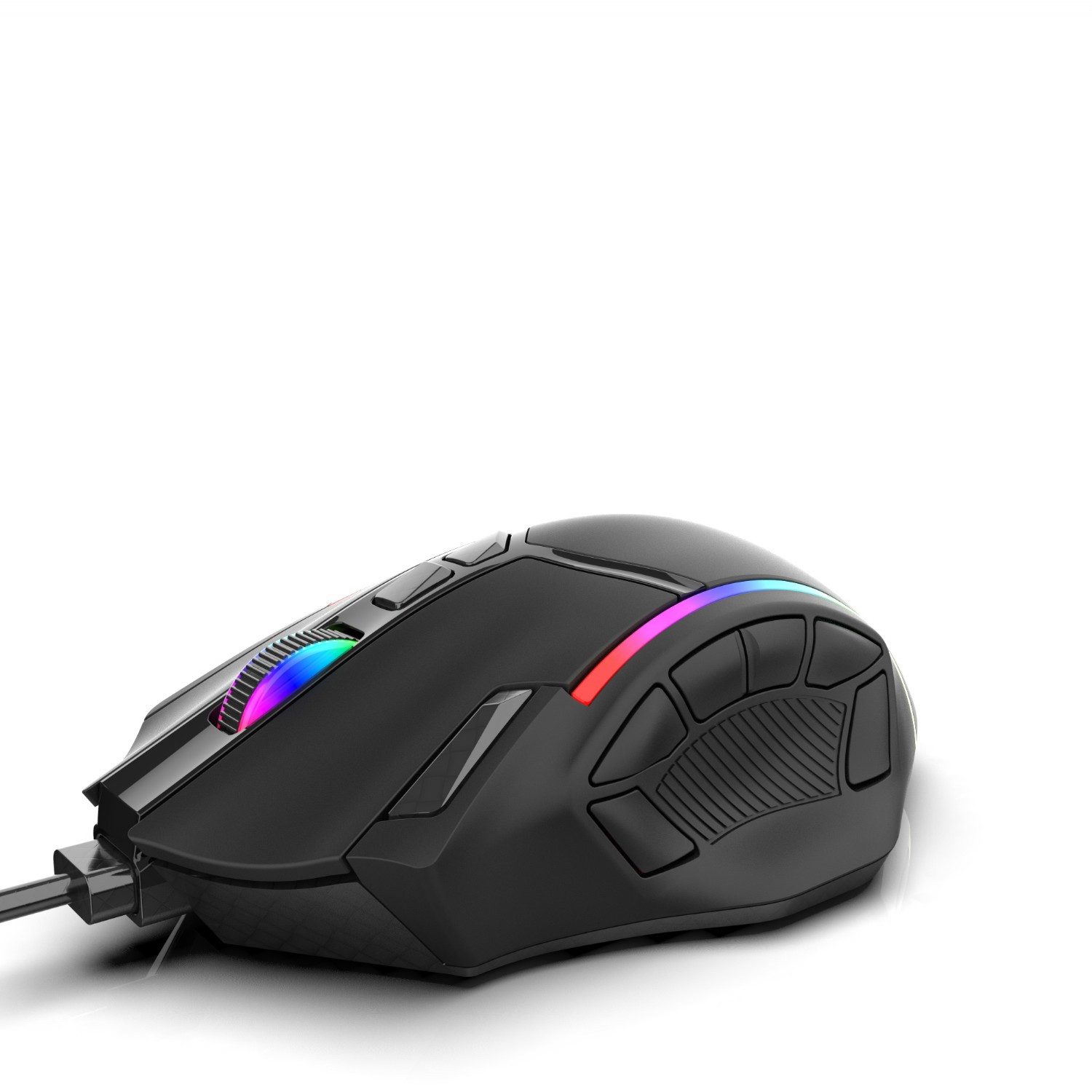 INCA Rgb 12.800 DPI Makrotasten Gaming Maus 12 Programmierbare Tasten Gaming-Maus