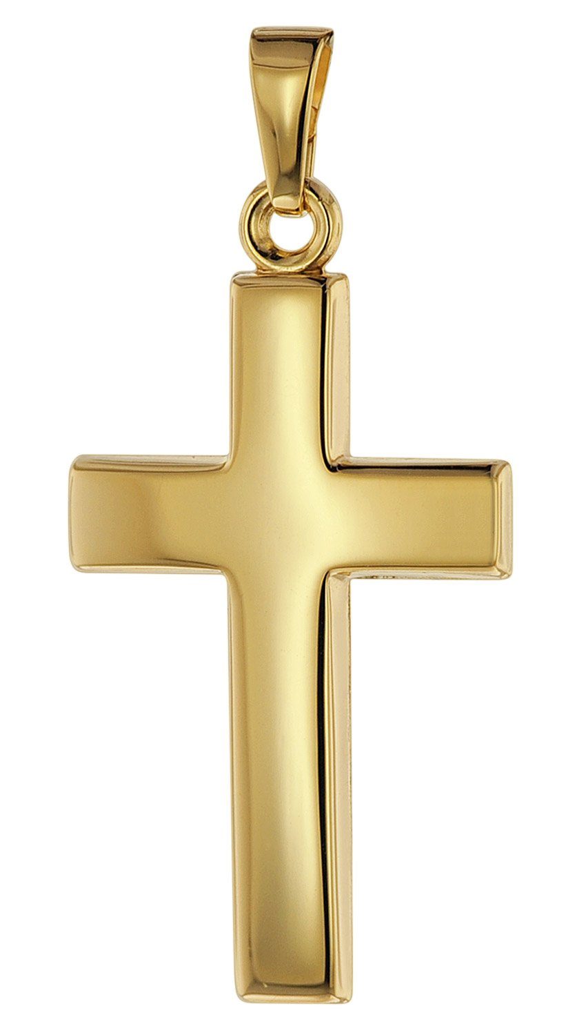 trendor Kreuzanhänger Kreuz- 26 mm Gold günstig online kaufen