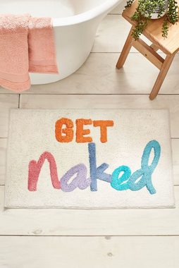 Badematte Badematte „Get Naked“ Next, Höhe 80 mm, Baumwolle