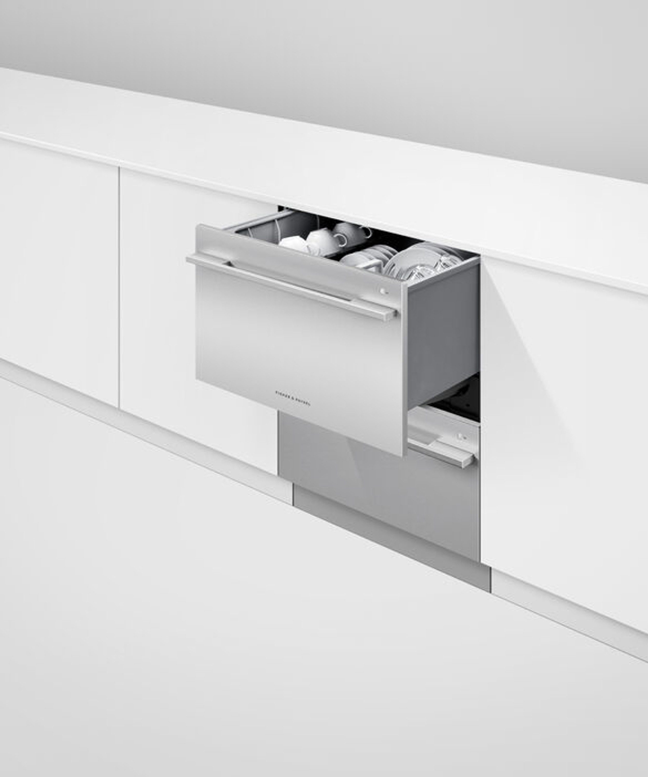 Fisher & Paykel vollintegrierbarer Geschirrspüler Serie 9 DD60DDFHX9, 7.8 l, 6 Maßgedecke, Schublade-Spüler, Robustes Filtersystem