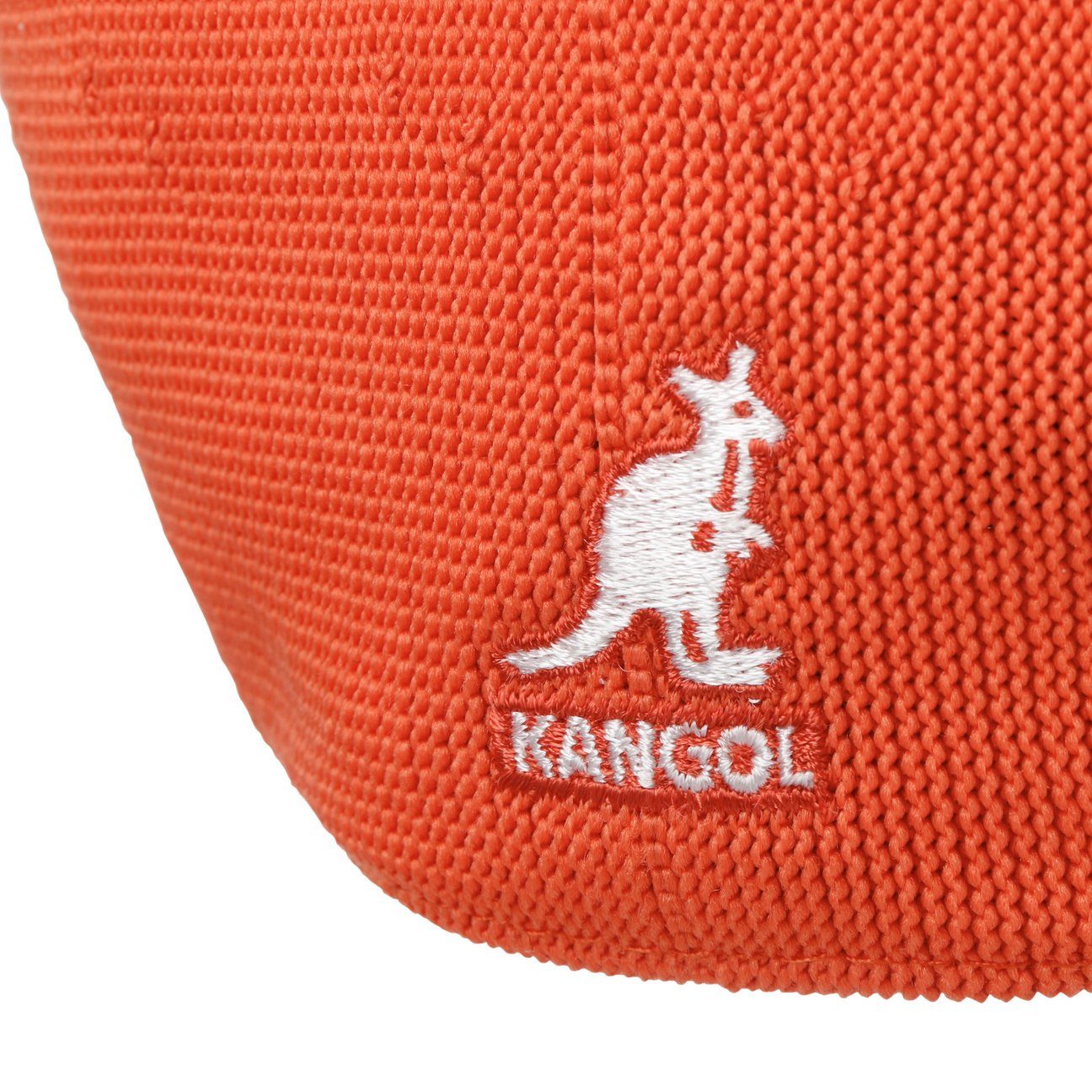 Kangol Flat Schirm Schiebermütze orange Cap mit (1-St)