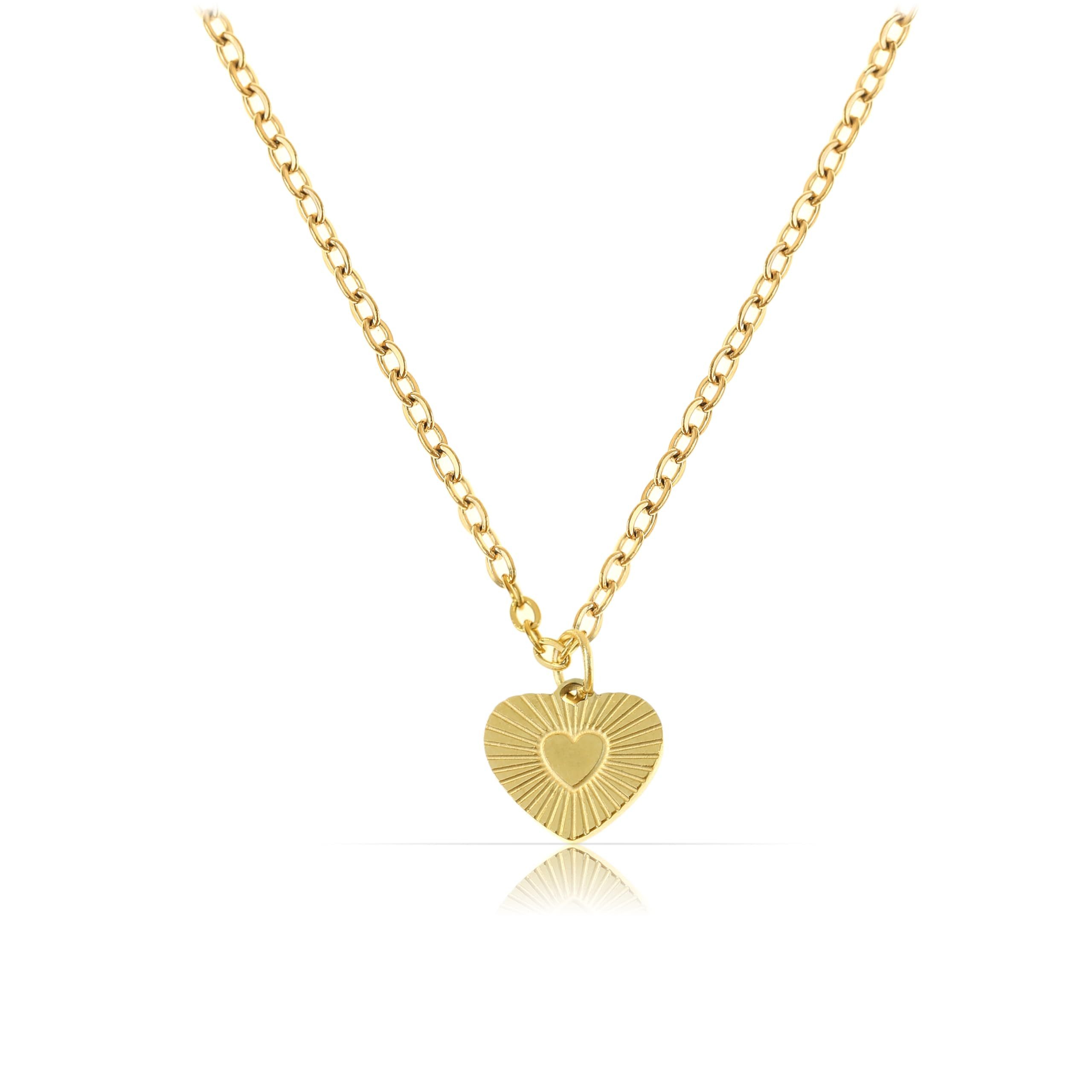Made by Nami Herzkette Damen Gold günstig online kaufen