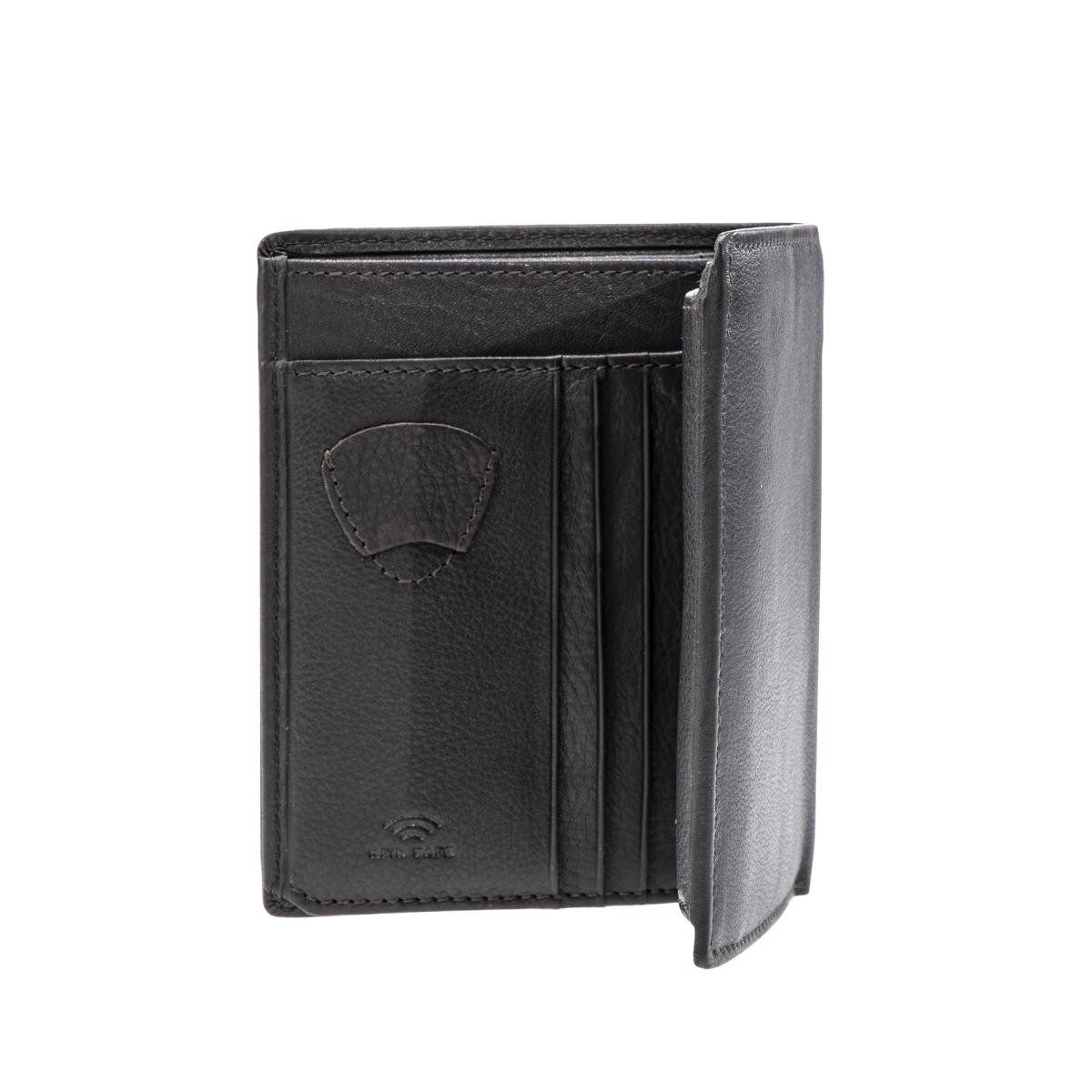 Strellson Geldbörse Harrison Pierce BillFold V8 Herren Geldbörsen Leder Hochformat (1 Stück, 1-tlg., B/H/T)ca. 10/13/2 cm), RFID-Schutz