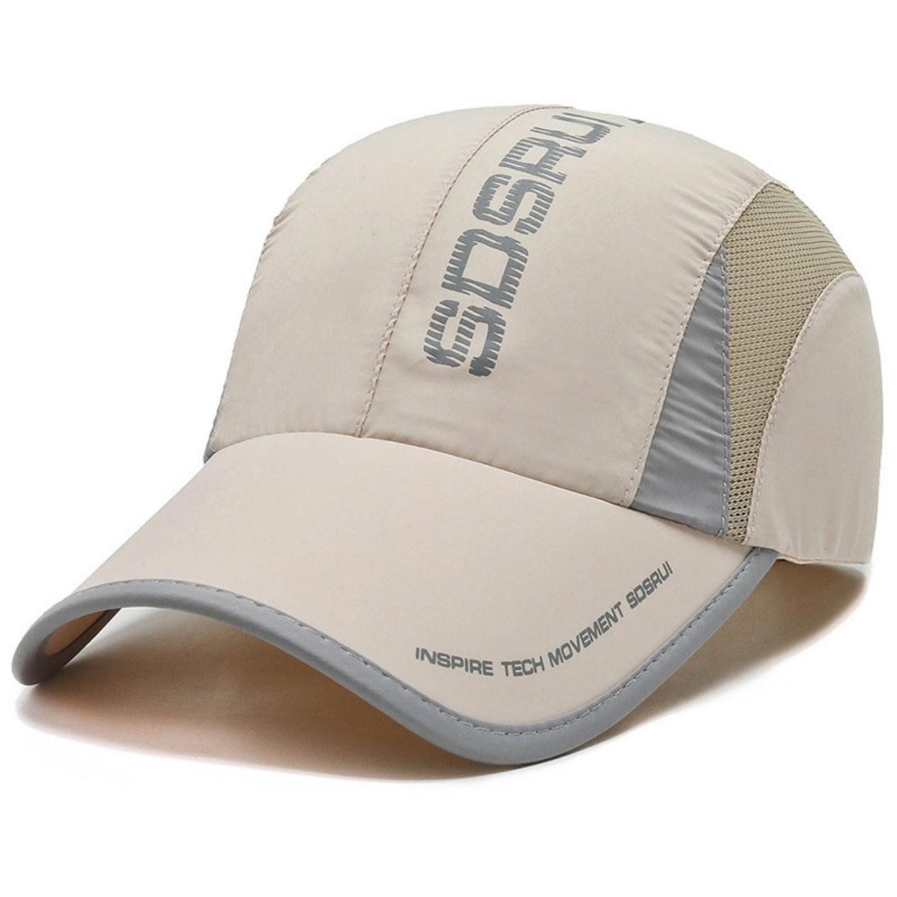 Bwecuy Baseball Cap Modisches Lässig Atmungsaktiv Mesh Sportkappe Leichte Faltbare