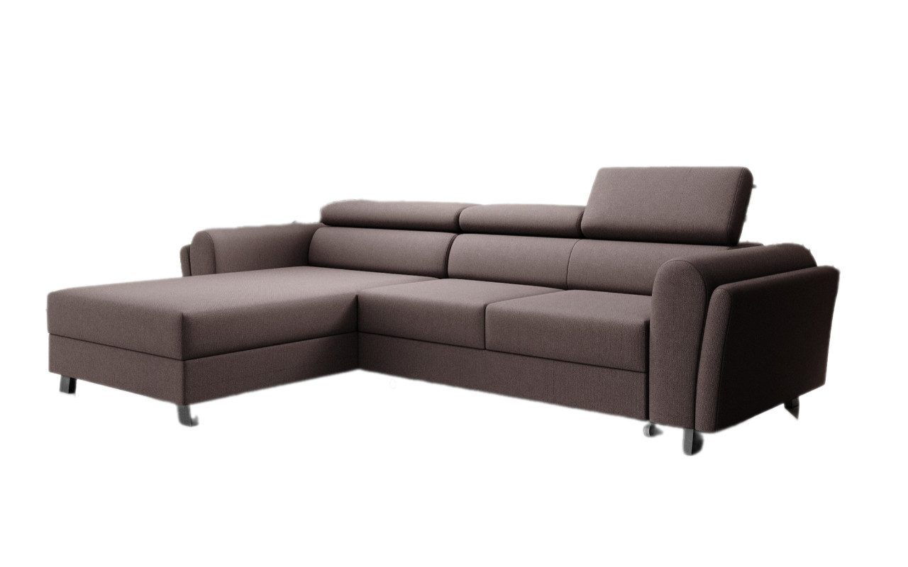 Luxusbetten24 Schlafsofa Designer Sofa Massimo, mit Stauraum und Schlaffunktion