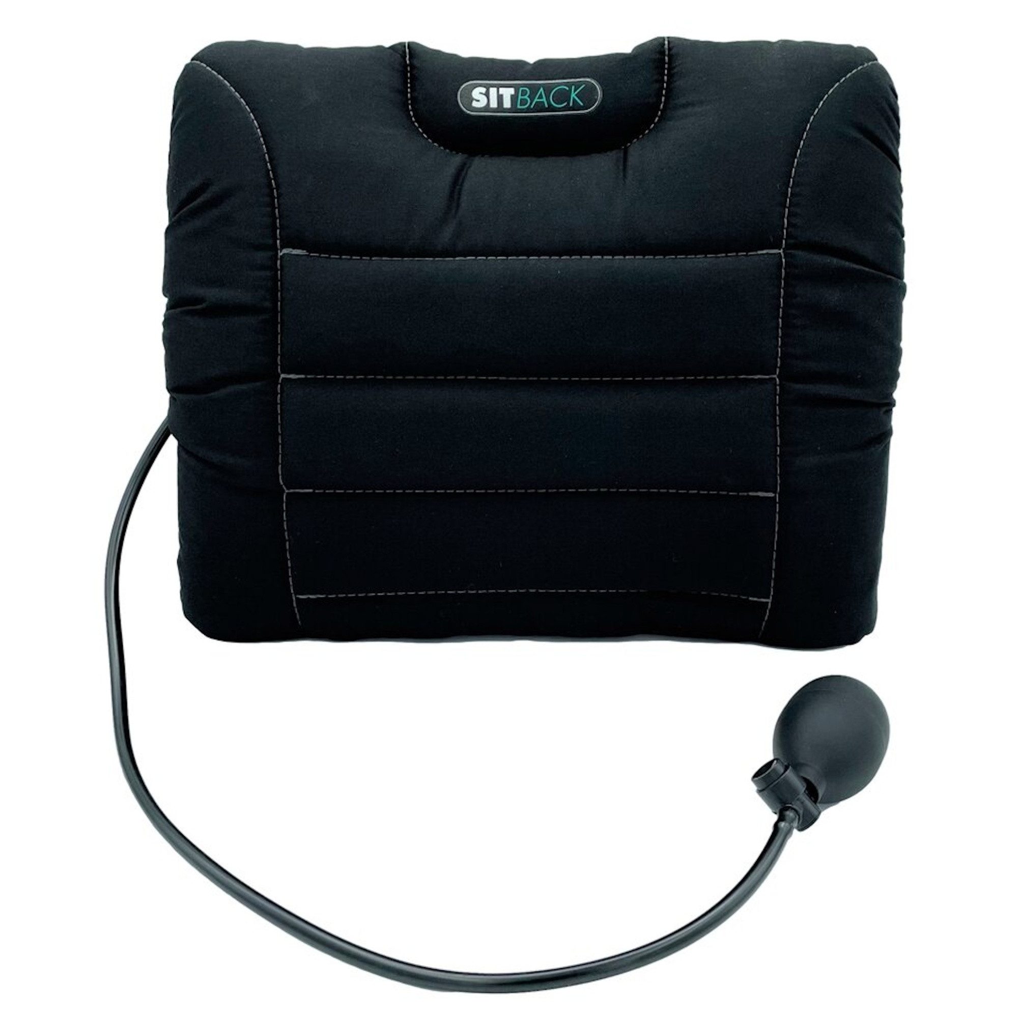 SITBACK Rückenkissen Air mit Luftpumpe ergonomisches Lordosekissen