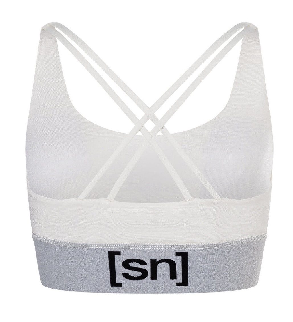 SUPER.NATURAL Sport-BH Funktionsunterwäsche Sport-Bra Super Top (angenehmer Tragekomfort)