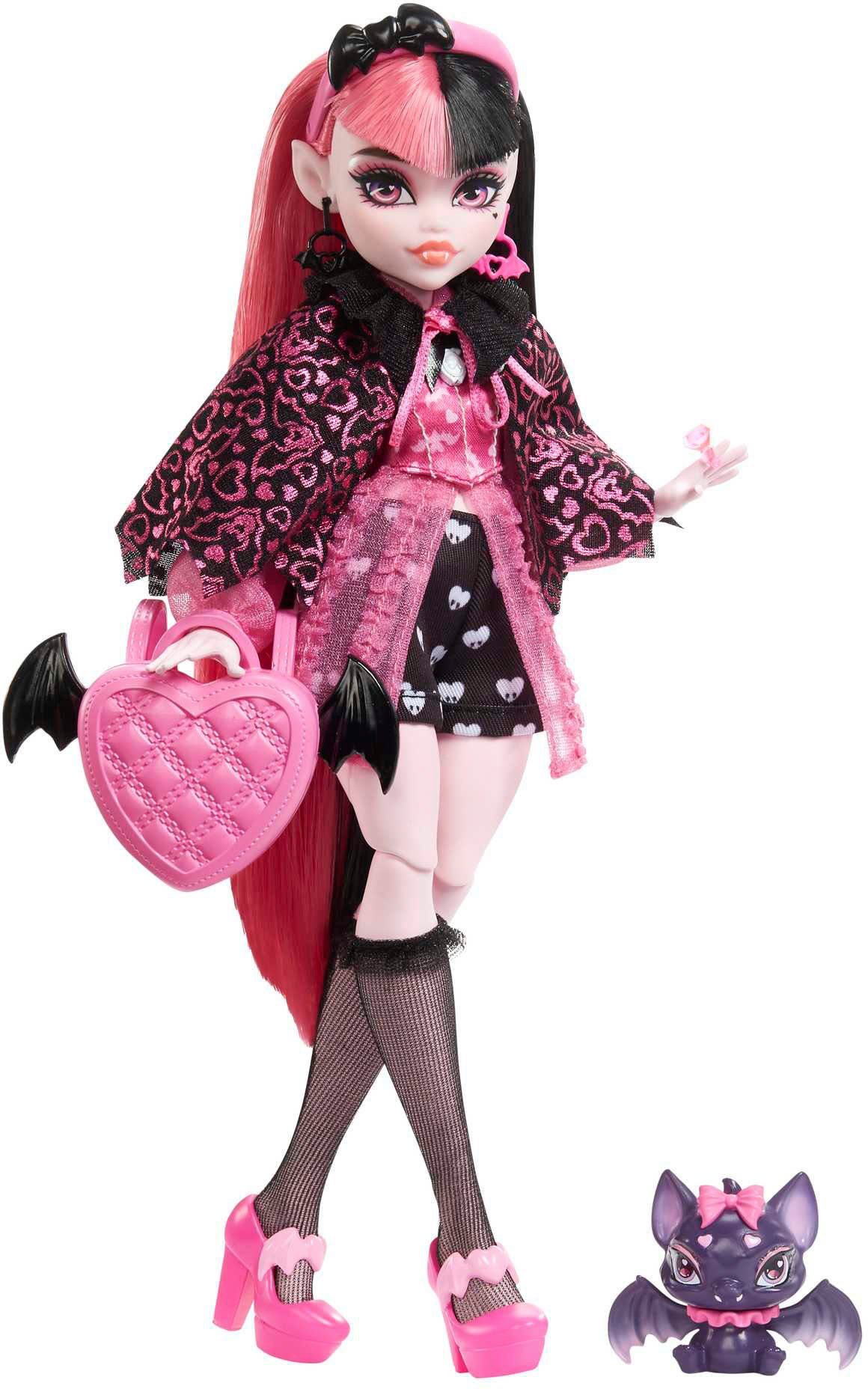 MonsterHigh™ Anziehpuppe Draculaura mit Fledermaus