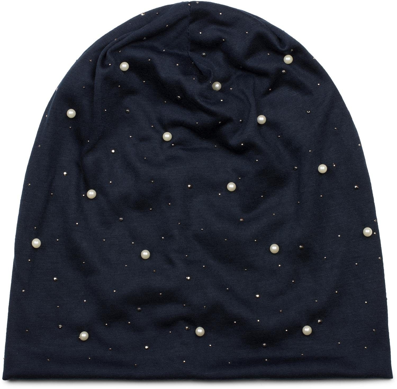 styleBREAKER Beanie Beanie mit Perlen und günstig online kaufen