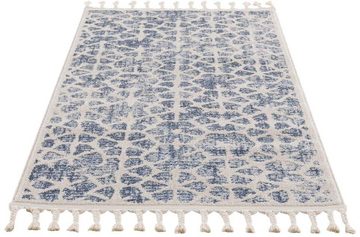 Teppich Art 1271, Carpet City, rechteckig, Höhe: 7 mm, Kurzflor, Skandi-Muster, ideal für Wohnzimmer & Schlafzimmer