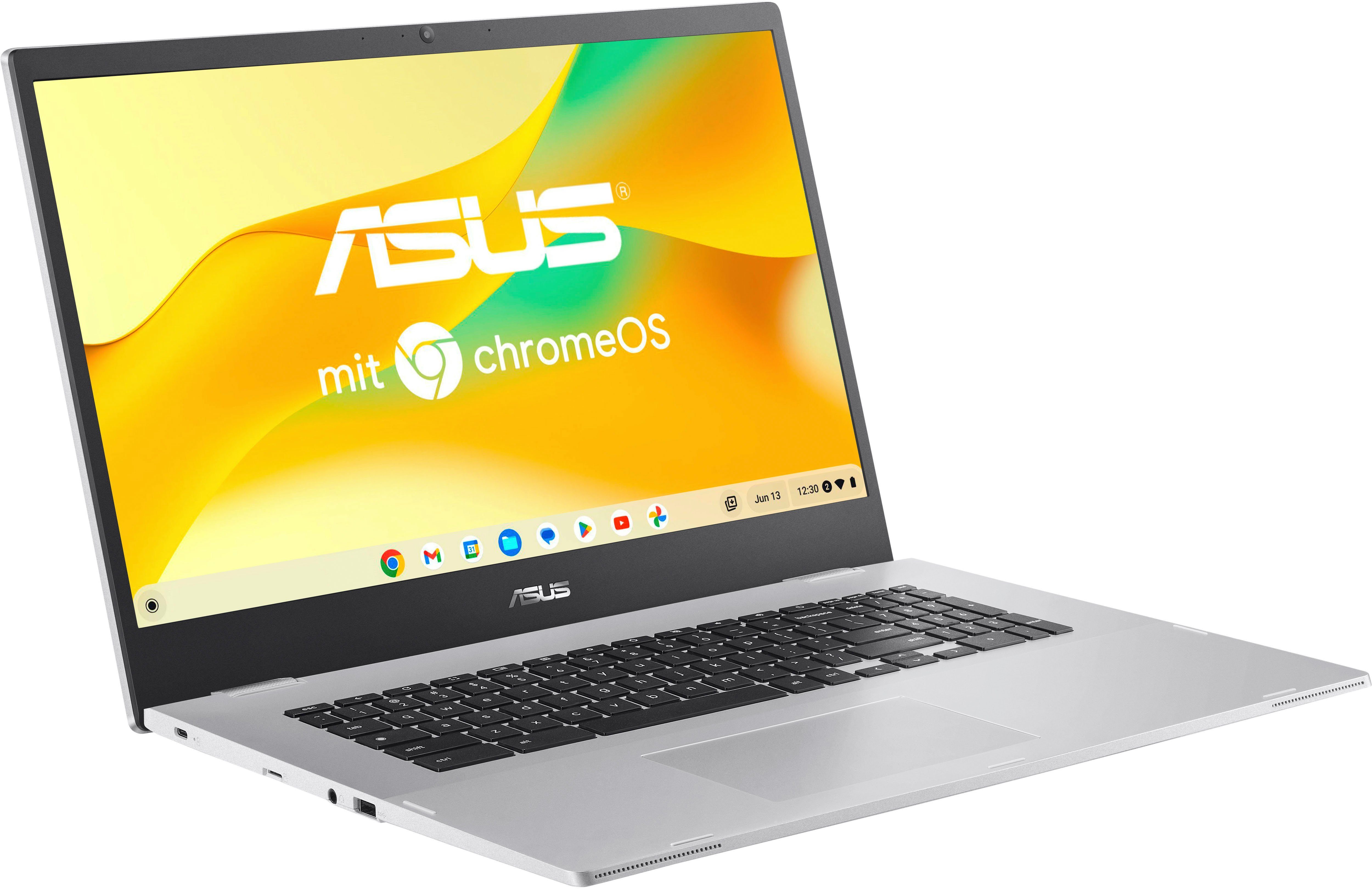 Asus CX1 CX1700CKA-BX0115 Chromebook Silber N6000, Pentium Intel UHD (43,9 Graphics) cm/17,3 Zoll