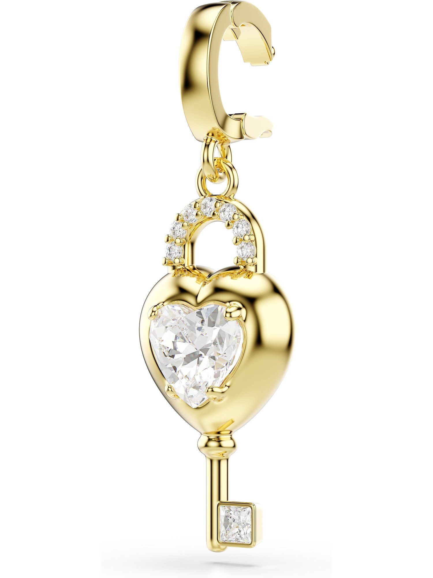 Swarovski Kettenanhänger Swarovski Damen-Charm Metall 1 Swarovski-Kristall
