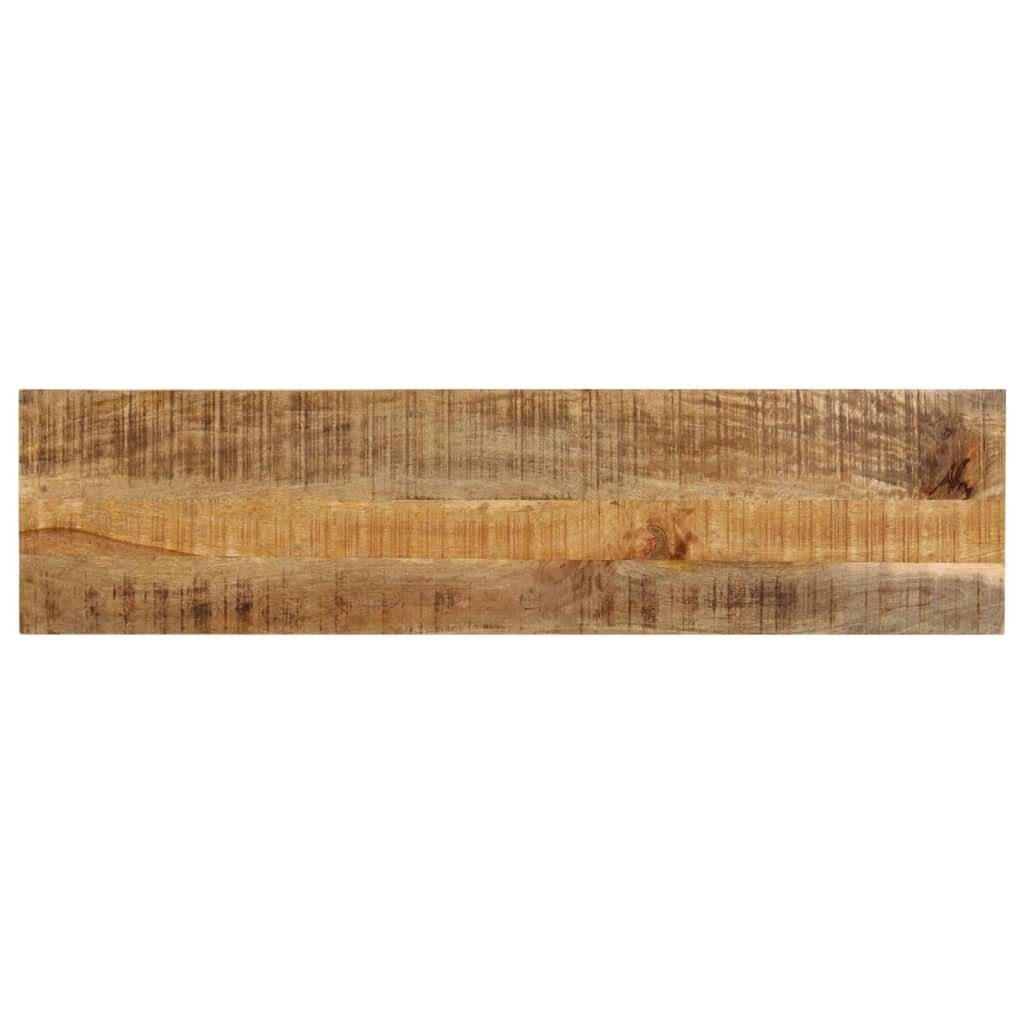 Mangoholz vidaXL Raues Konsolentisch Beistelltisch (1-St) 120x30x75 cm