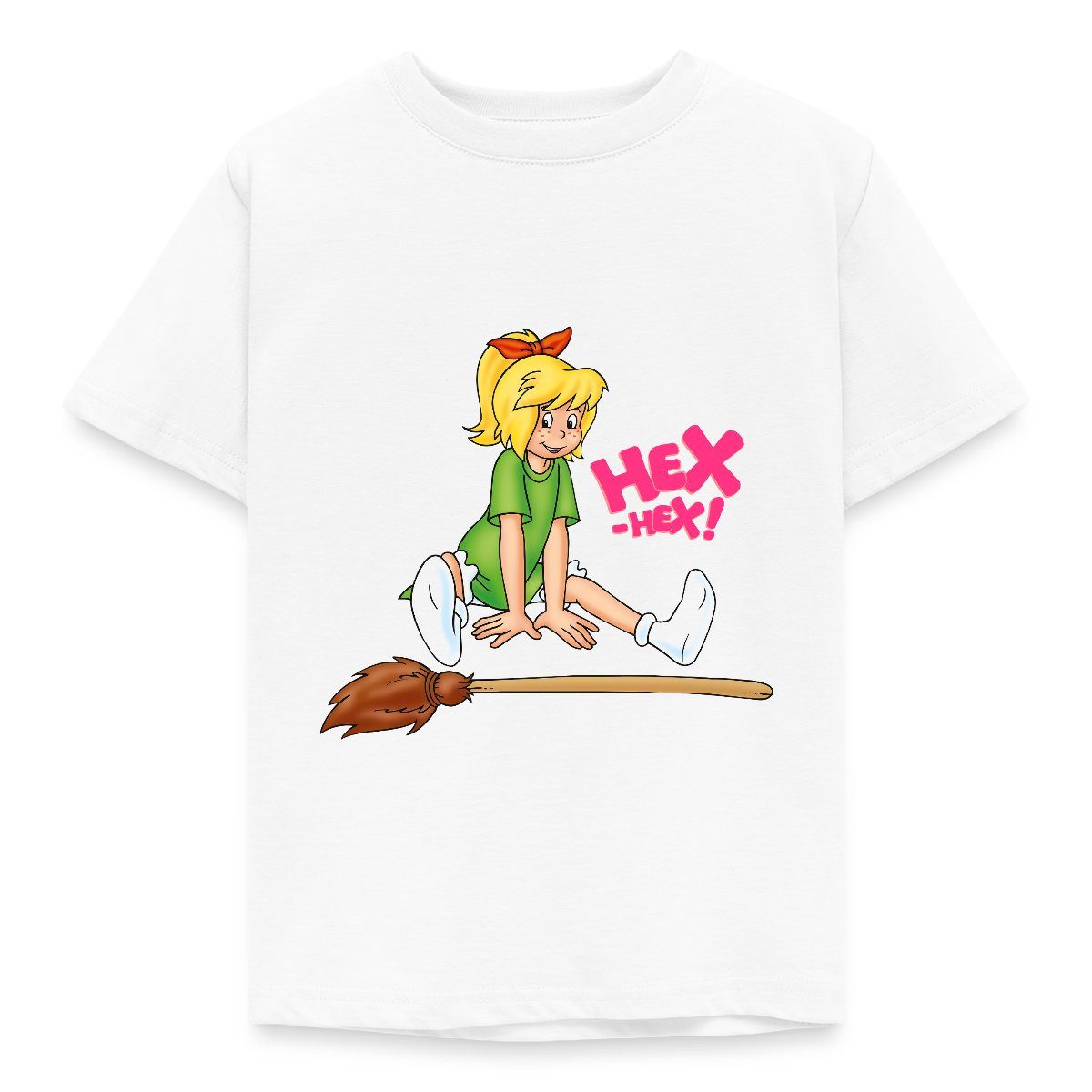 Spreadshirt T-Shirt Bibi Blocksberg Hex-Hex Flieg Los Kartoffelbrei Kinder T-Shirt (1-tlg)