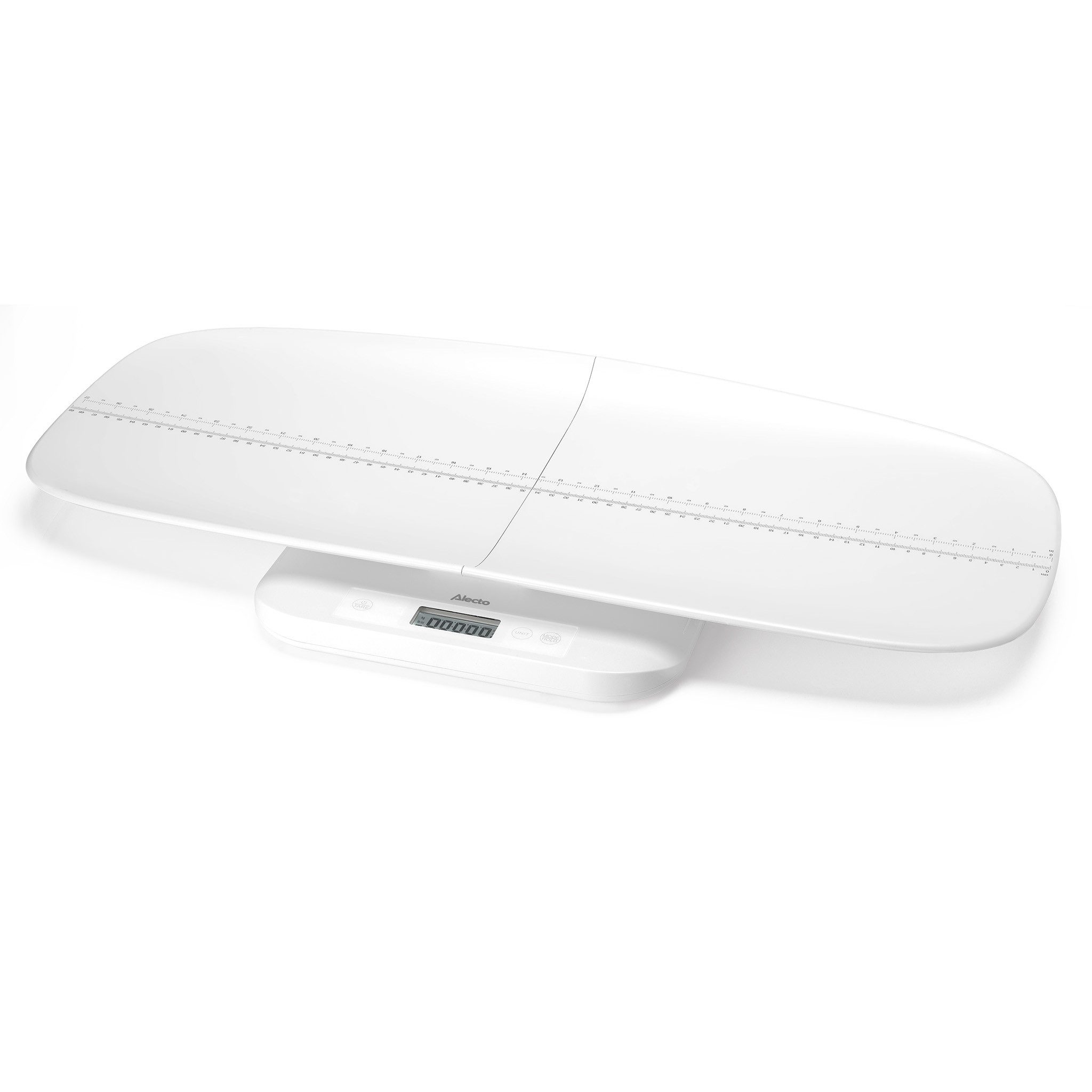 Alecto Personenwaage BC70, 1-tlg., Digitalwaage für Baby, Personenwaage, Haustierwaage, abnehmbar