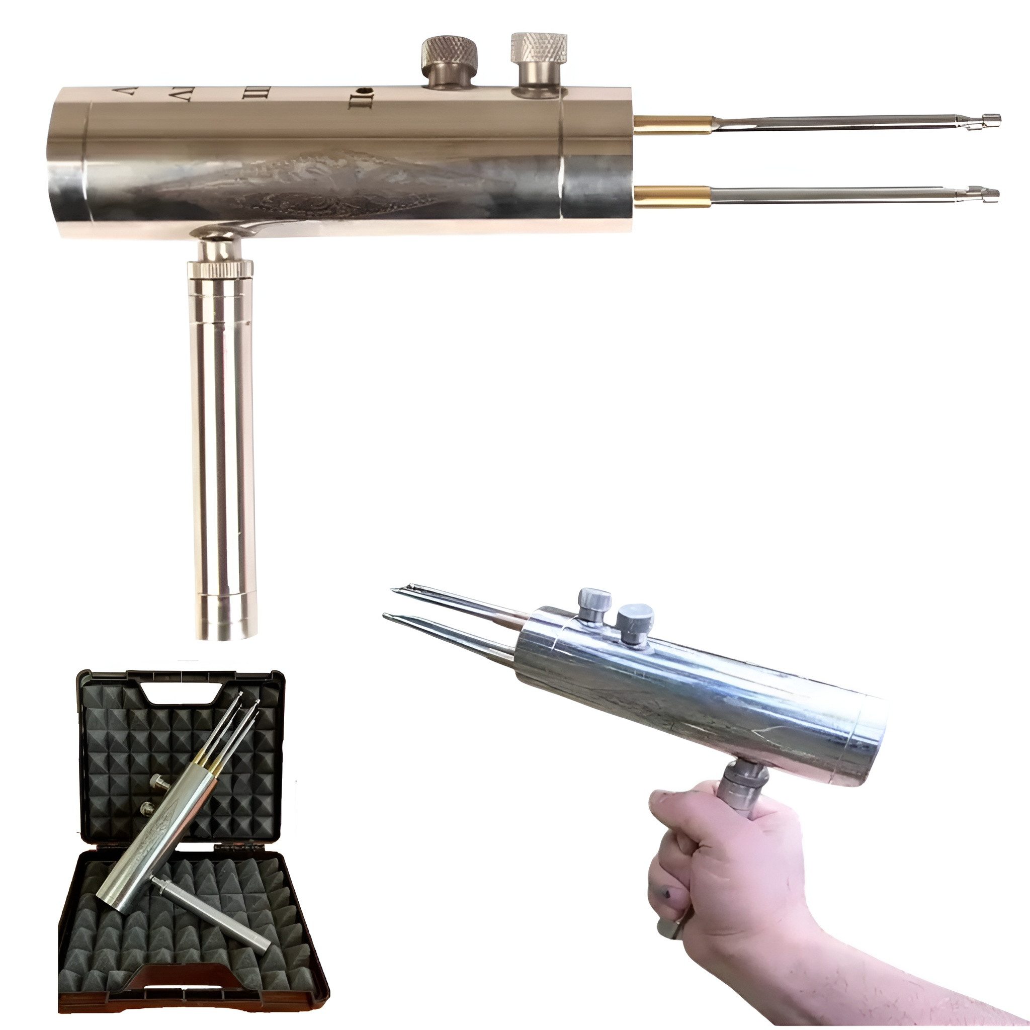 inovesis Metalldetektor Richtungsstab-Set – Outdoor-Hobby- und Beobachtungs-Experimentierset, 360° Mechanische Reaktion