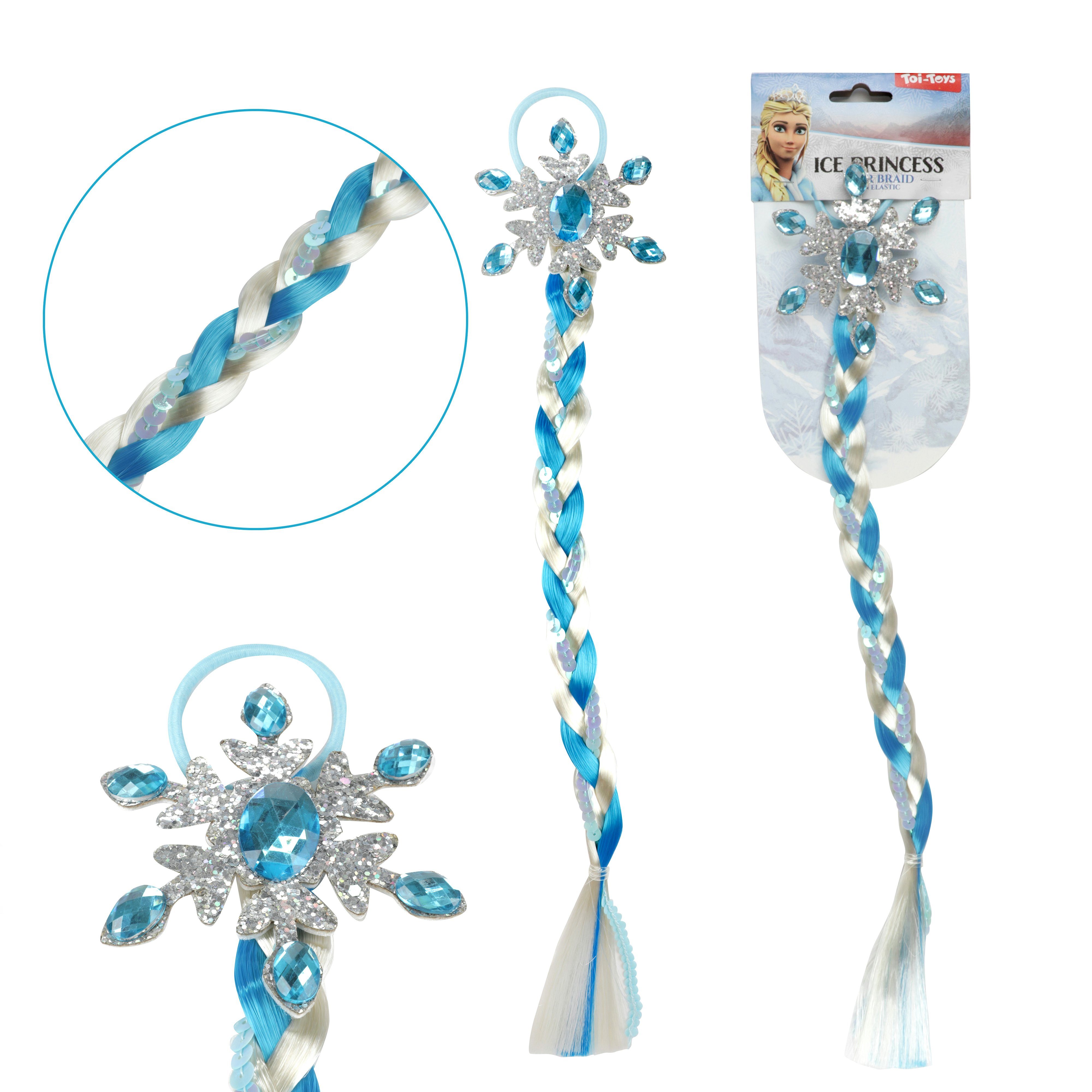 Toi-Toys Kostüm ICE PRINCESS Haarzopf