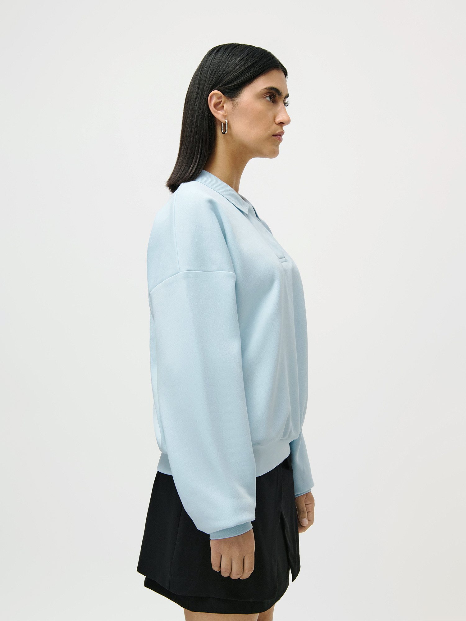 LeGer Sweatshirt Janneke, LeGer by Lena Gercke mit Kragen, normale Passform