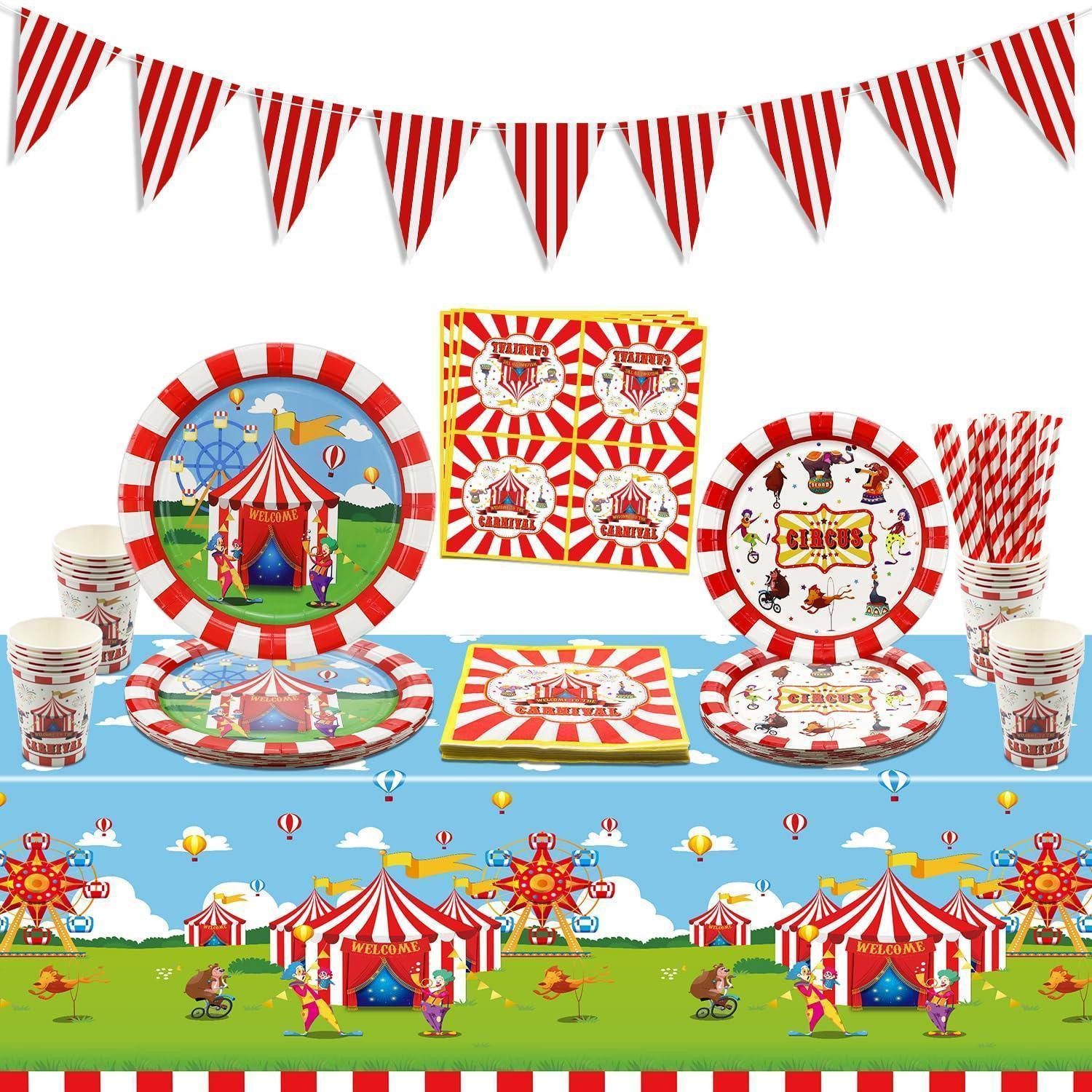 LuxusKollektion Dekokugel Karneval Party Deko Set Zirkus Kindergeburtstag (1 St)