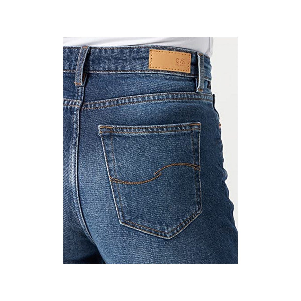 QS 5-Pocket-Jeans blau (1-tlg)