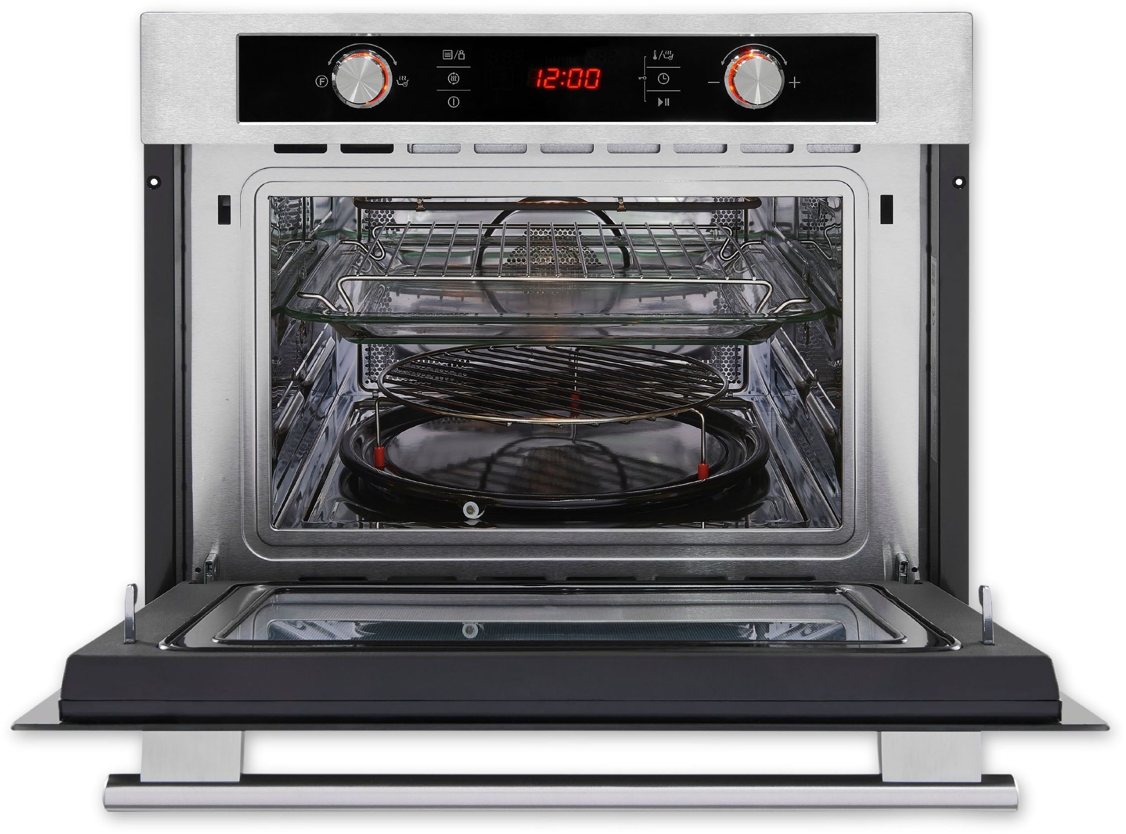 exquisit Einbau-Mikrowelle EBM 4544 Hi, Mikrowelle, 44 l, Egal ob Pizza, Gemüse oder Fleisch-perfekte Ergebnisse auf Knopfdruck