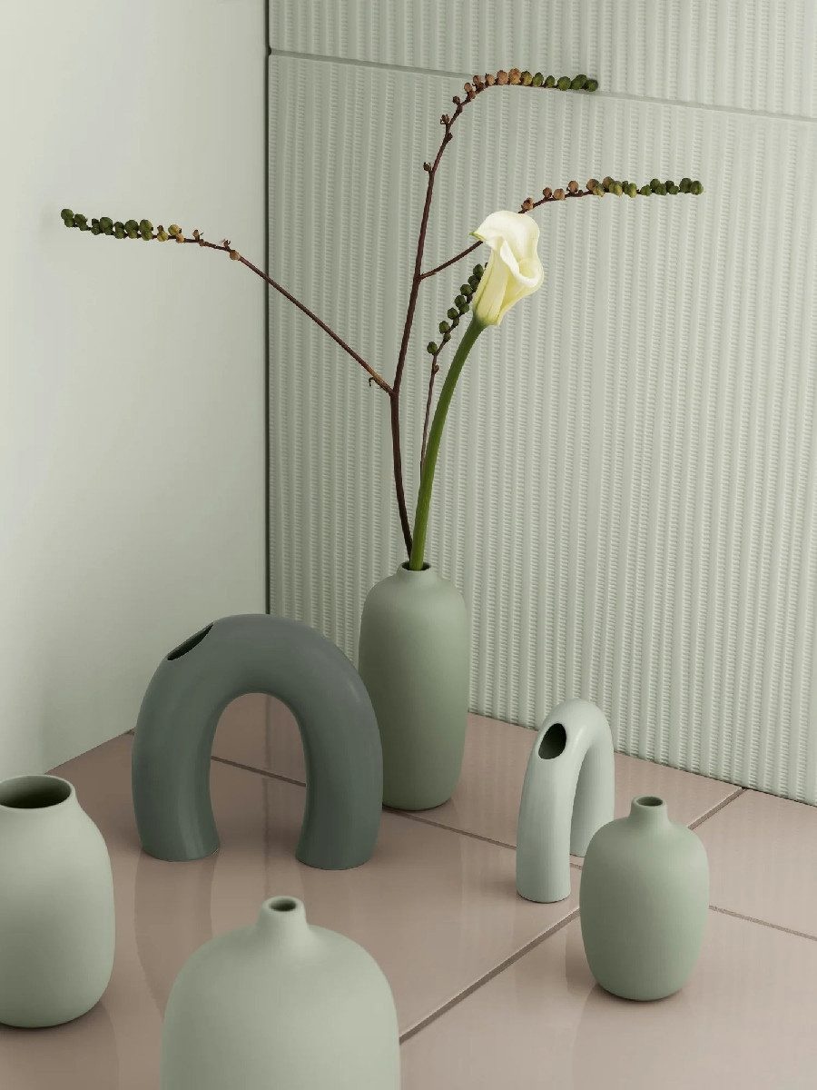 blomus Dekovase COLORA Vase desert sage S 15cm (Vasen) günstig online kaufen