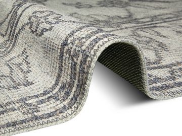 Orientteppich SOLAPUR, GMD Living, rechteckig, Höhe: 6 mm, flachgewebter Teppich mit orientalischem Design, 120 x 170 cm
