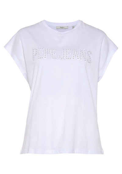 Pepe Jeans T-Shirt LILITH mit Logoapplikation