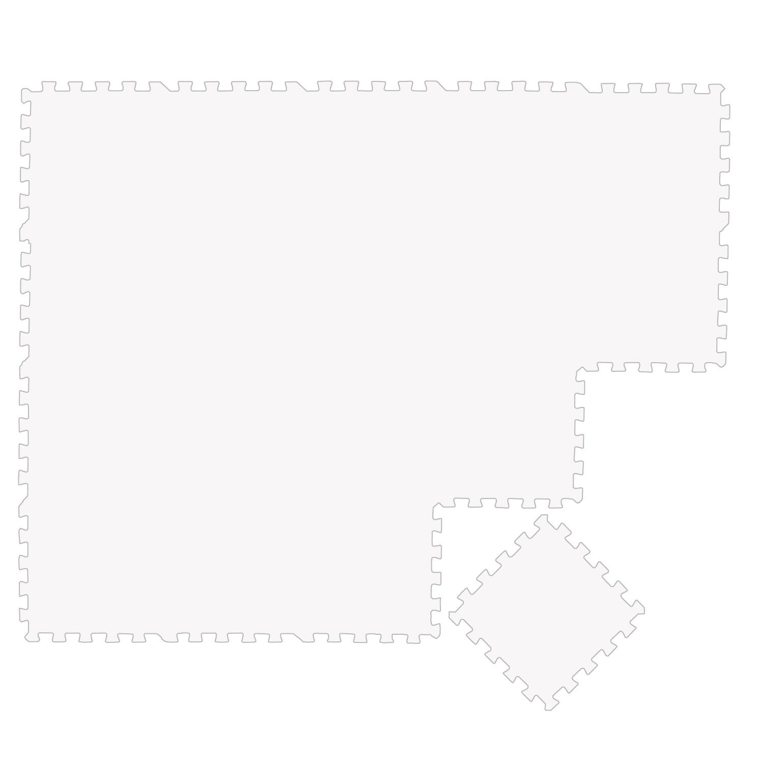 LittleTom Puzzlematte ab dem 1. Tag - 18 Teile Baby Spielmatte - 30 x 30 Kinder Krabbelmatte, (18-tlg), Spielunterlage für Babys und Kleinkinder - Kinderzimmer Puzzleteppich