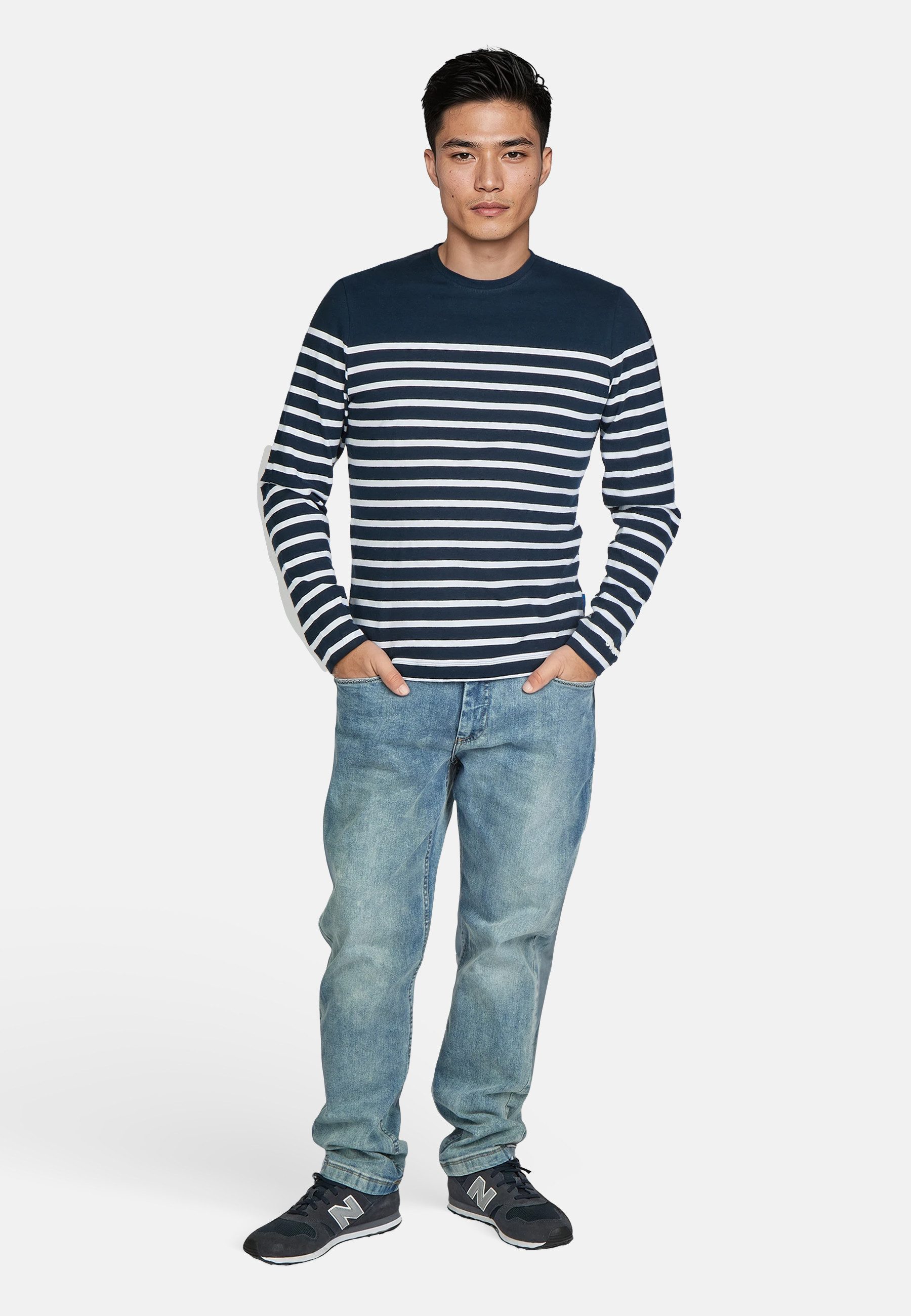 salzhaut Sweatshirt EBB - RINGEL Herren normale Passform