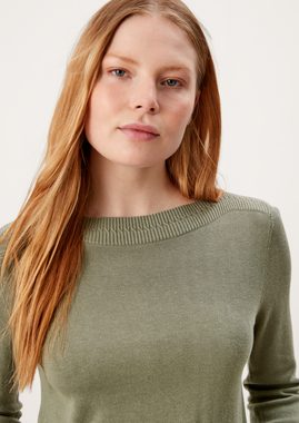 s.Oliver Strickpullover Pullover mit U-Boot-Ausschnitt