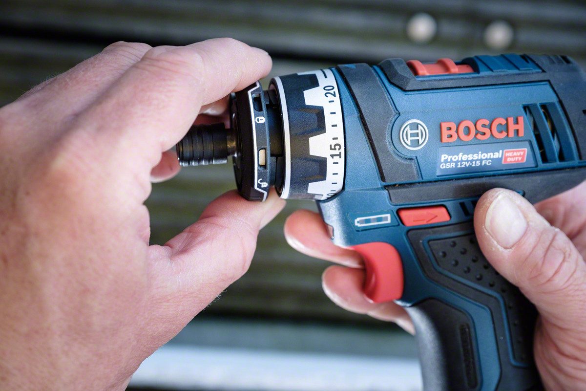 Bosch Professional Akku-Bohrschrauber GSR 12V-15 FC Solo günstig online kaufen