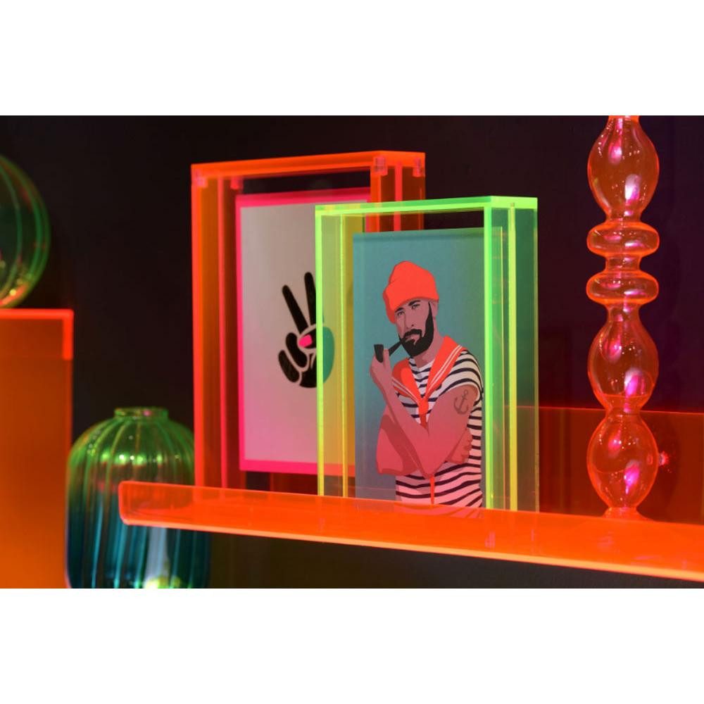 Giftcompany Bilderrahmen Acryl Bilderrahmen Tokio Neon Grün (10x10cm) günstig online kaufen