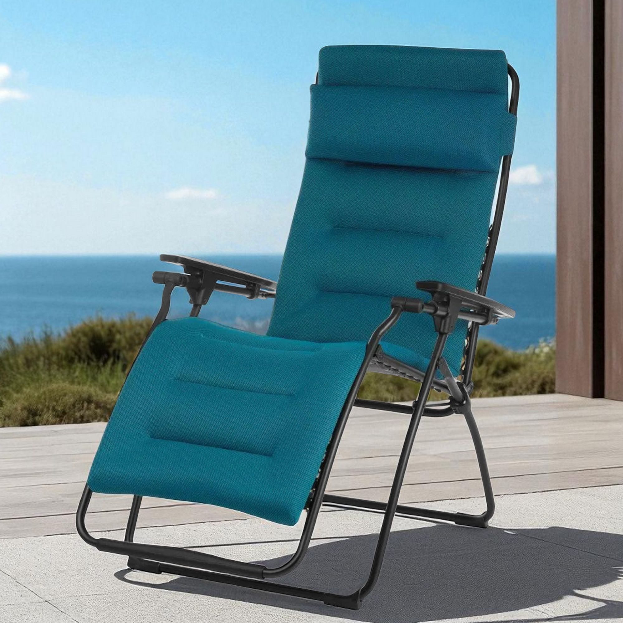 Lafuma Relaxliege Lafuma Relax Liegestuhl Clip Air Comfort coral blau 2025 günstig online kaufen