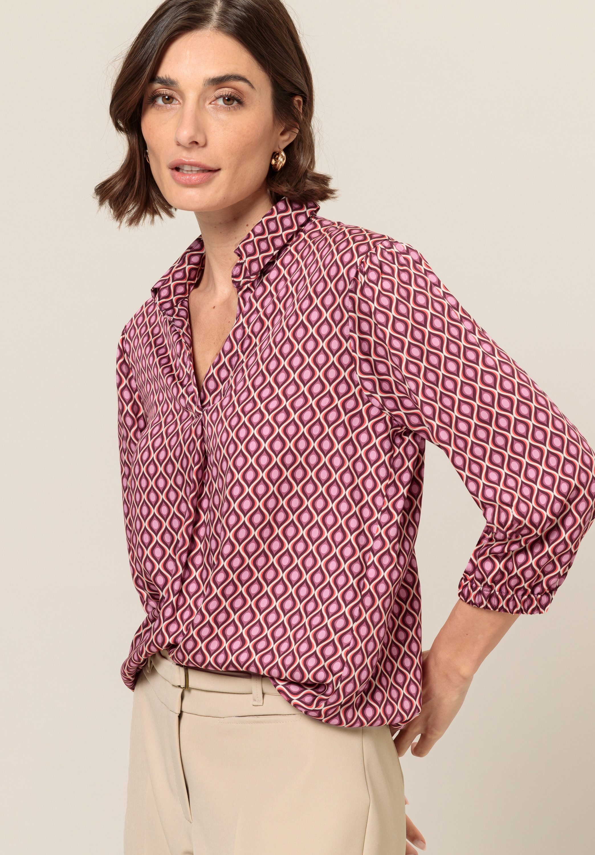 bianca Druckbluse ADINA mit modernem Minimal-Print günstig online kaufen